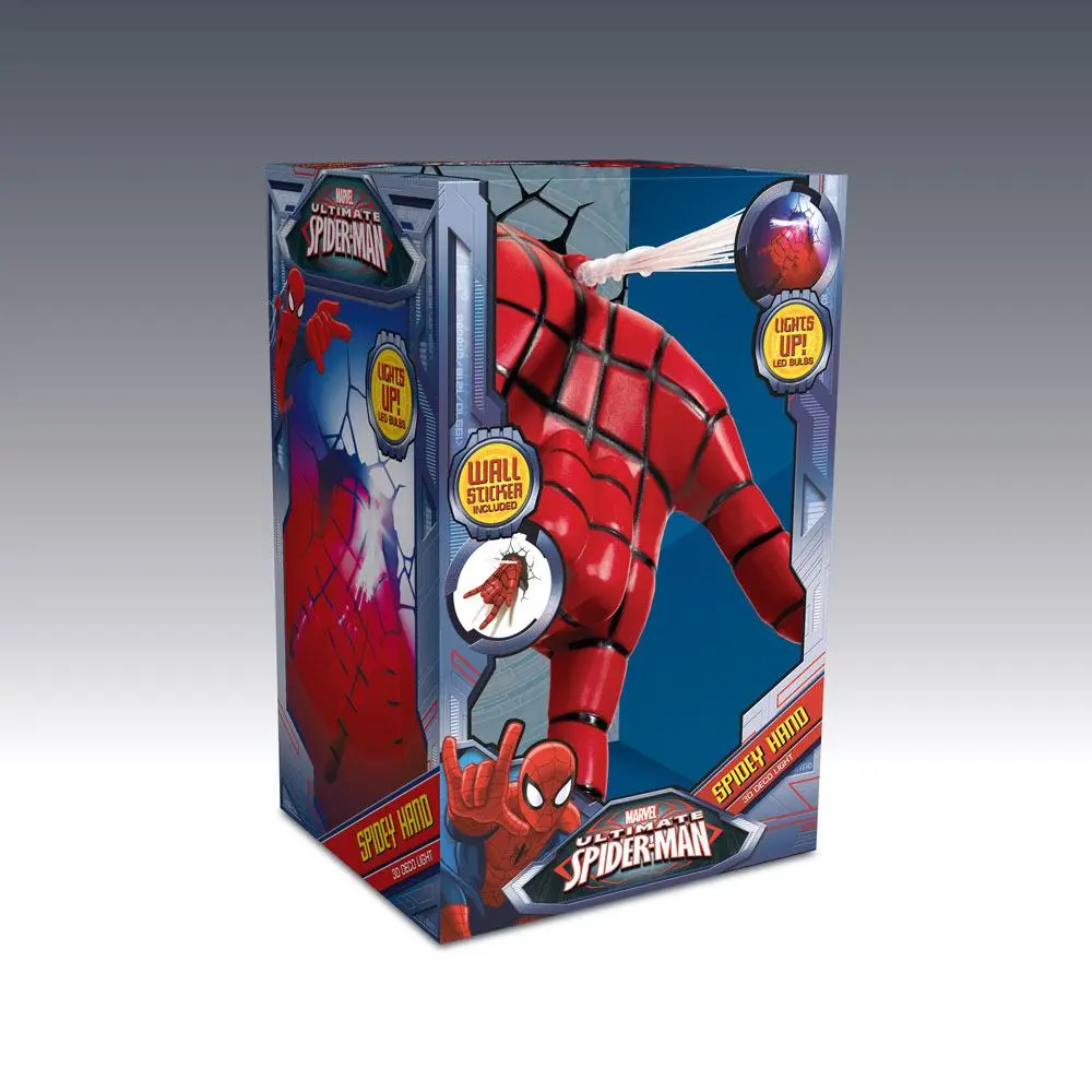 Ultimate Spider-Man 3D LED Lampa Ręka Spider-Mana zdjęcie produktu
