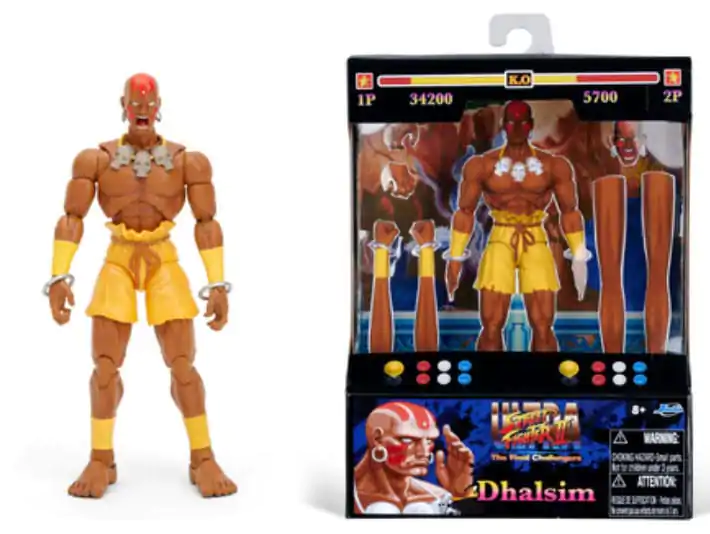 Ultra Street Fighter II: The Final Challengers Figurka Akcji 1/12 Dhalsim 15 cm zdjęcie produktu