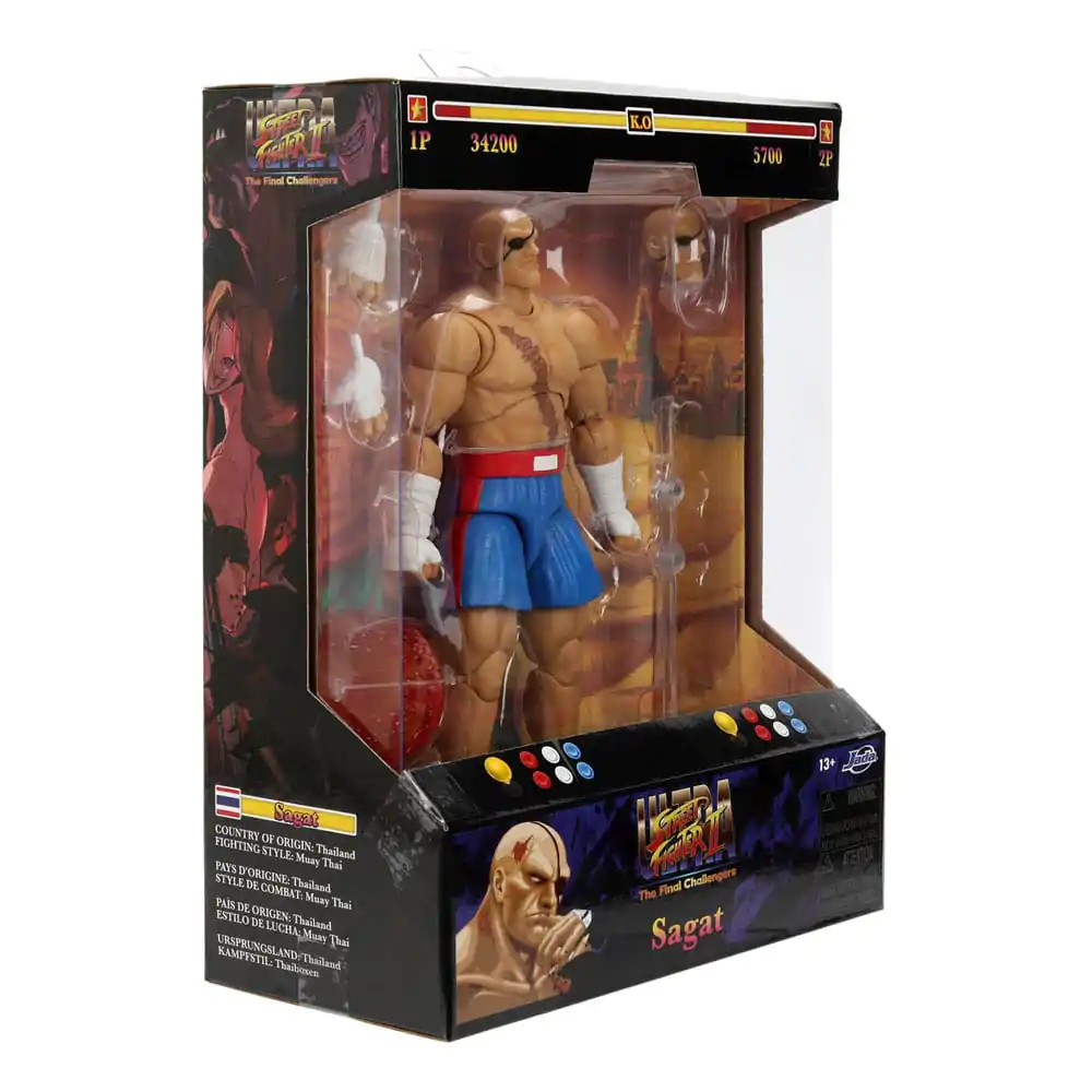 Ultra Street Fighter II: The Final Challengers Figurka Akcji w skali 1/12 Sagat 19 cm zdjęcie produktu