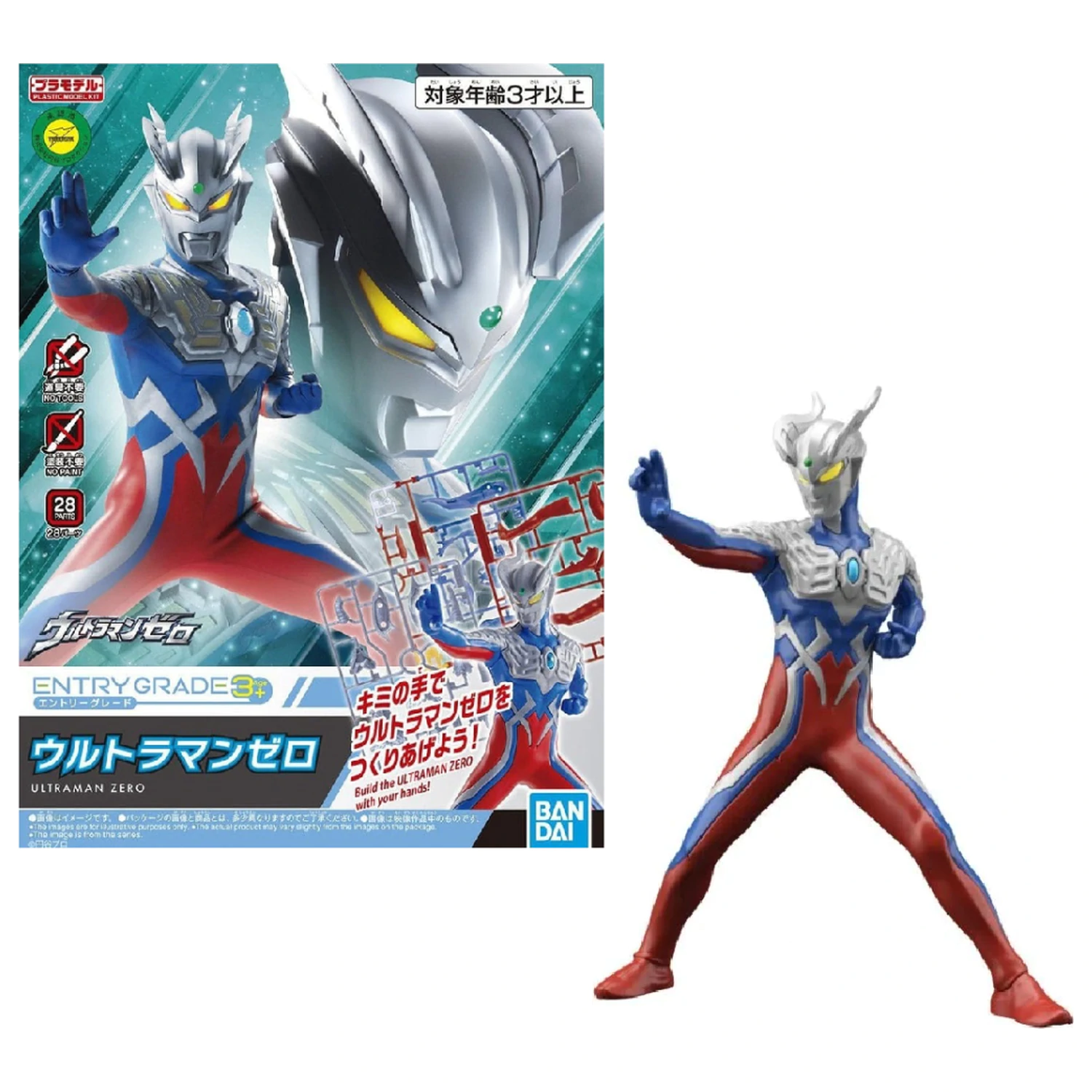 ULTRAMAN Entry Grade Ultraman Zero Zestaw Modelowy REPROD zdjęcie produktu