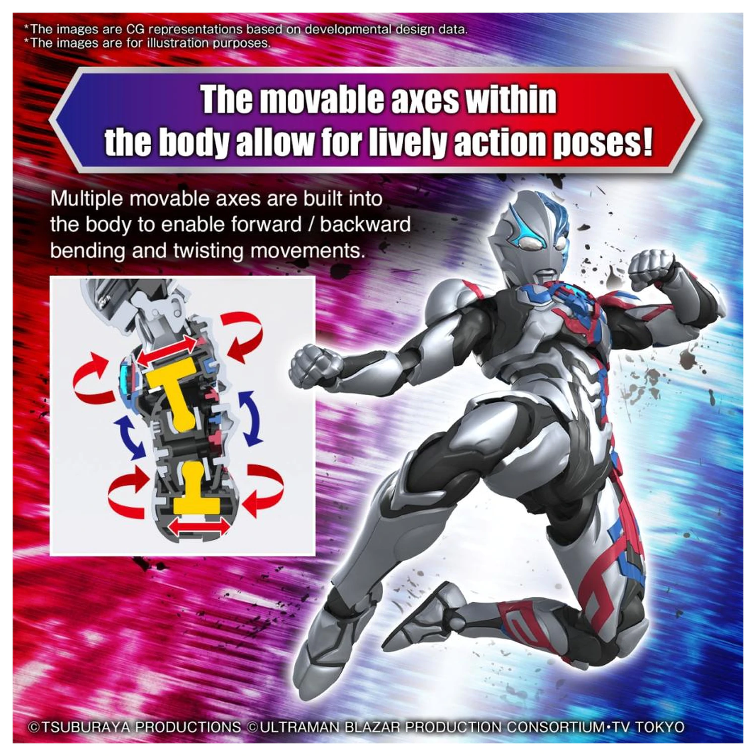 Ultraman Figure-Rise Standard Ultraman Blazar zestaw modeli zdjęcie produktu