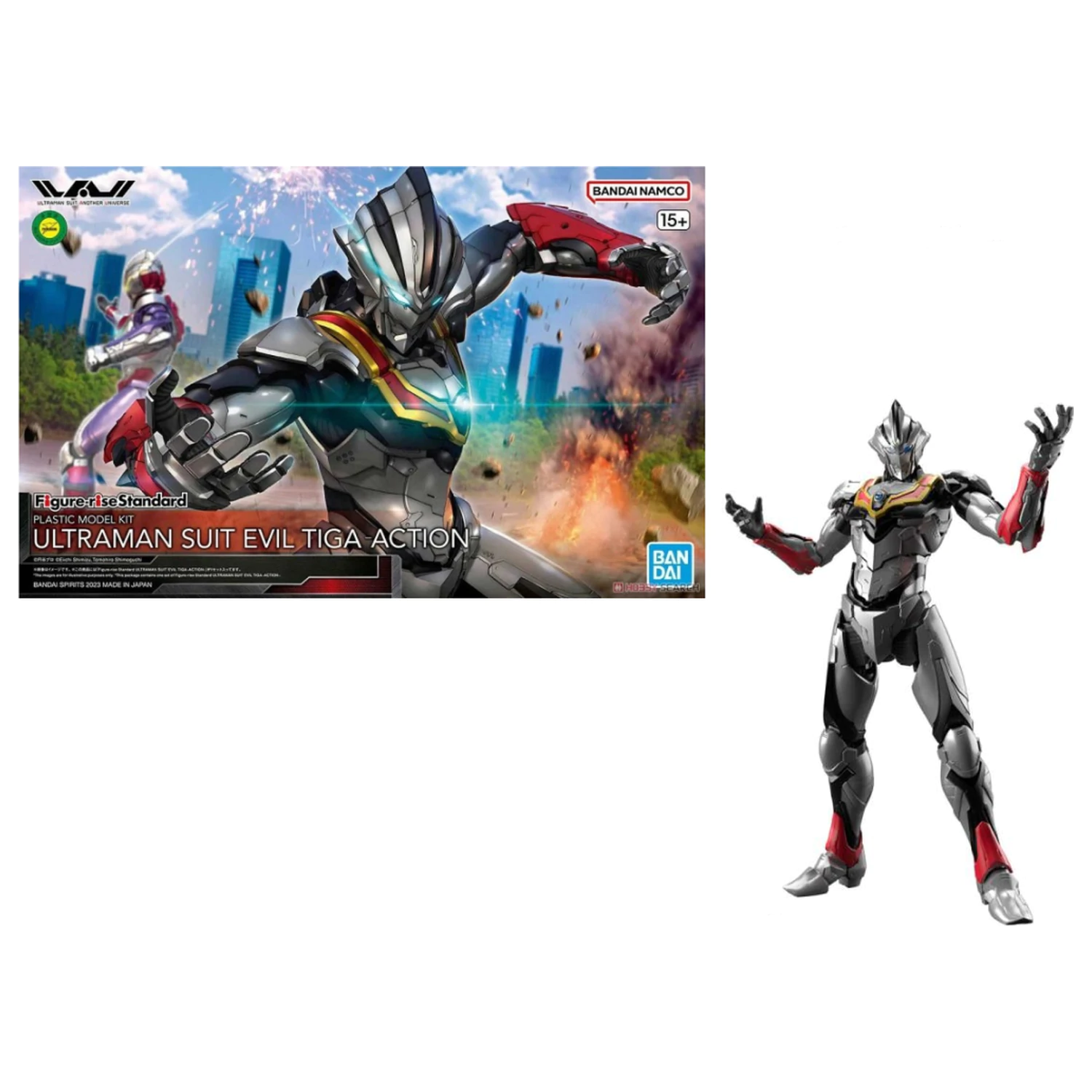 Ultraman Figure-rise Standard Ultraman Evil Tiga model zestaw figurki akcji zdjęcie produktu