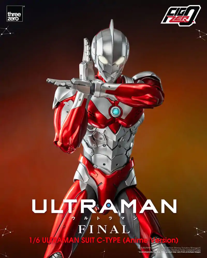 Figurka akcji Ultraman FigZero 1/6 Ultraman Suit C-Type (Anime Version) 31 cm zdjęcie produktu