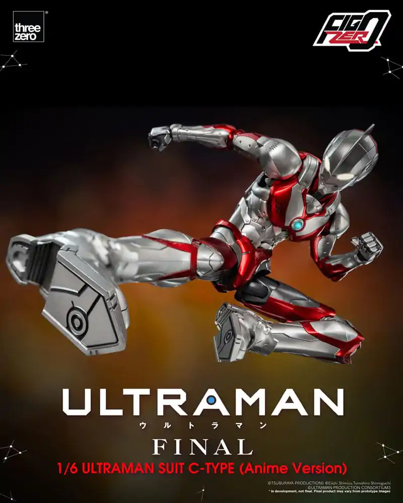 Figurka akcji Ultraman FigZero 1/6 Ultraman Suit C-Type (Anime Version) 31 cm zdjęcie produktu