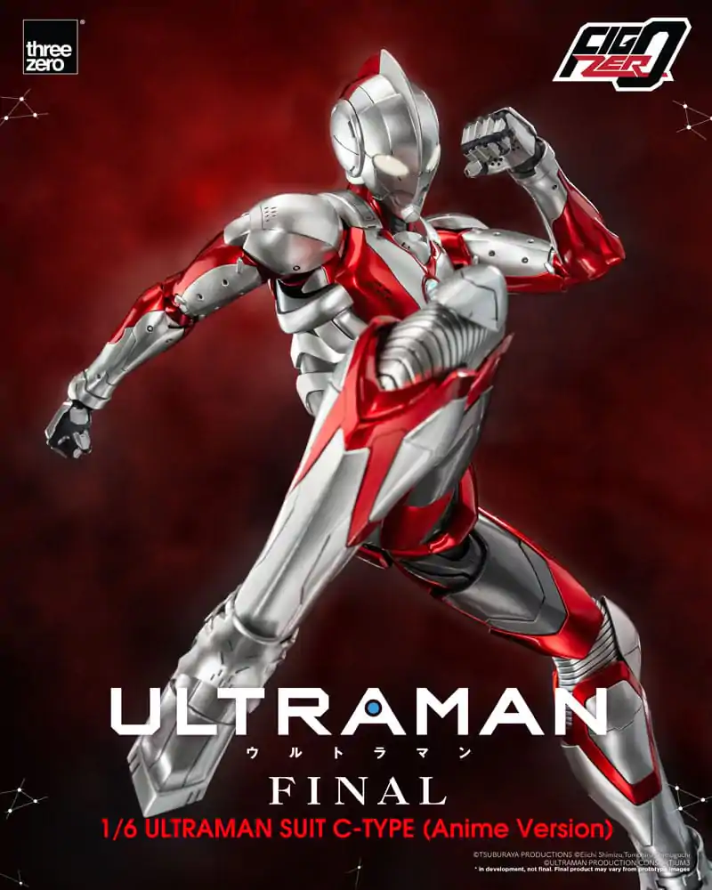 Figurka akcji Ultraman FigZero 1/6 Ultraman Suit C-Type (Anime Version) 31 cm zdjęcie produktu