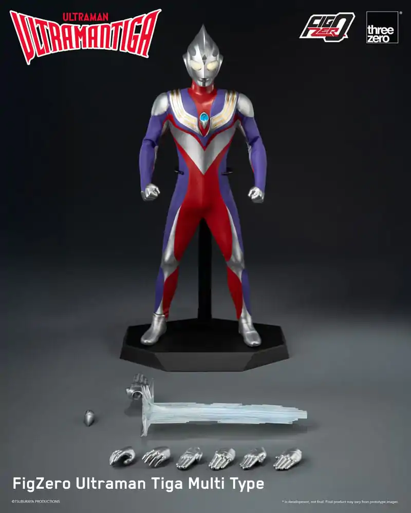 Figurka Akcji Ultraman Tiga FigZero 1/6 Ultraman Tiga Multi Type 32 cm zdjęcie produktu