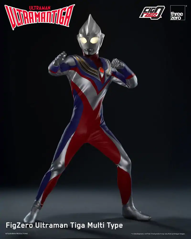Figurka Akcji Ultraman Tiga FigZero 1/6 Ultraman Tiga Multi Type 32 cm zdjęcie produktu