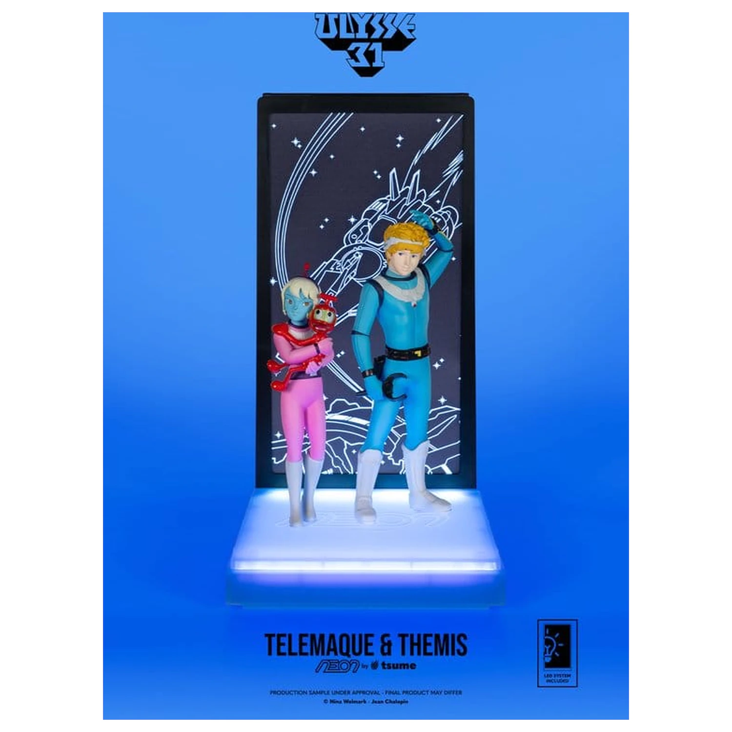 Ulysse 31 figurka Neon 1/9 Telemachus & Themis 20 cm zdjęcie produktu
