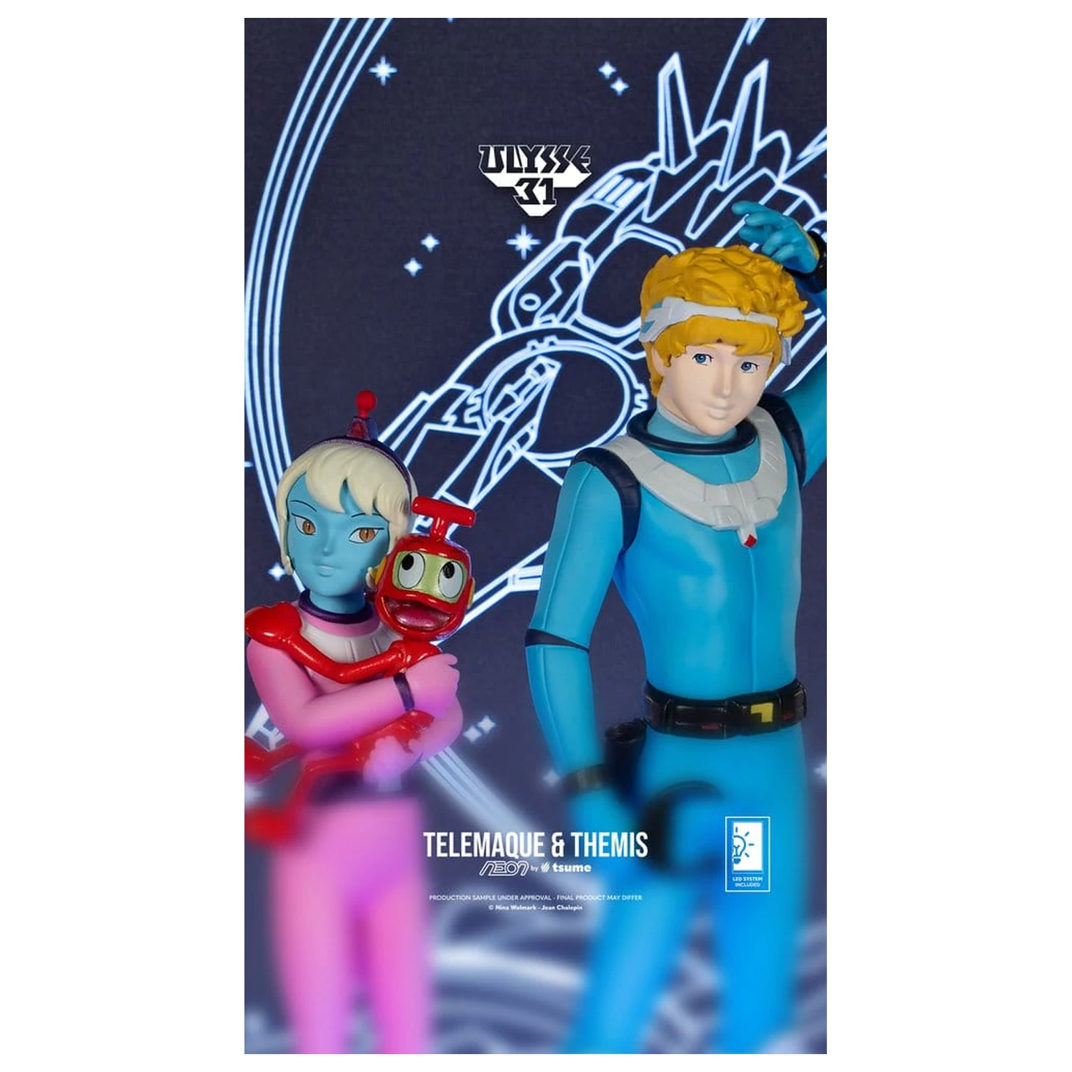 Ulysse 31 figurka Neon 1/9 Telemachus & Themis 20 cm zdjęcie produktu