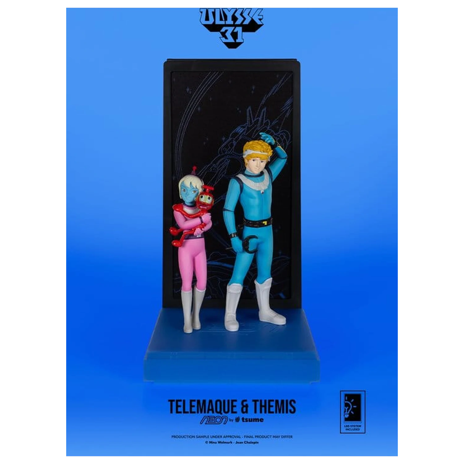 Ulysse 31 figurka Neon 1/9 Telemachus & Themis 20 cm zdjęcie produktu