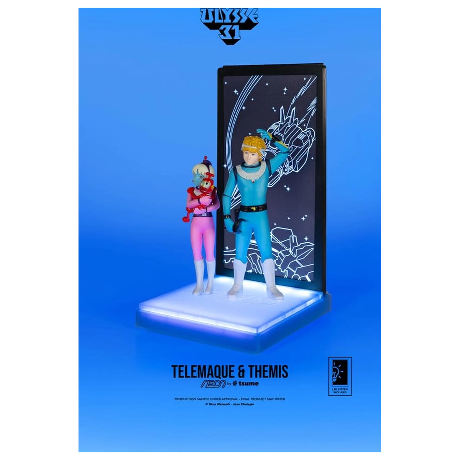 Ulysse 31 figurka Neon 1/9 Telemachus & Themis 20 cm zdjęcie produktu