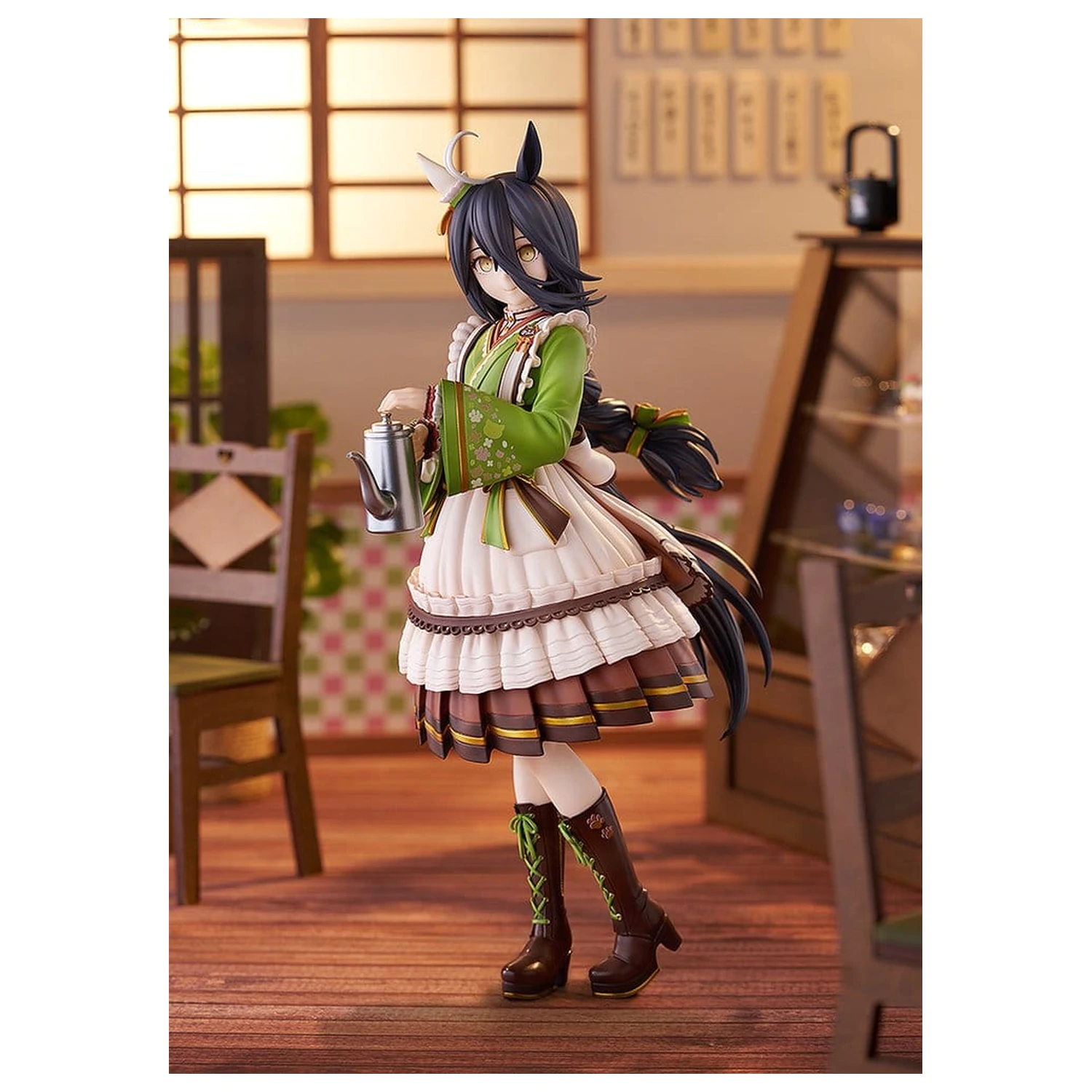 Uma Musume Pretty Derby Statua PVC 1/7 Manhattan Cafe Willow-Green Evening 24 cm zdjęcie produktu