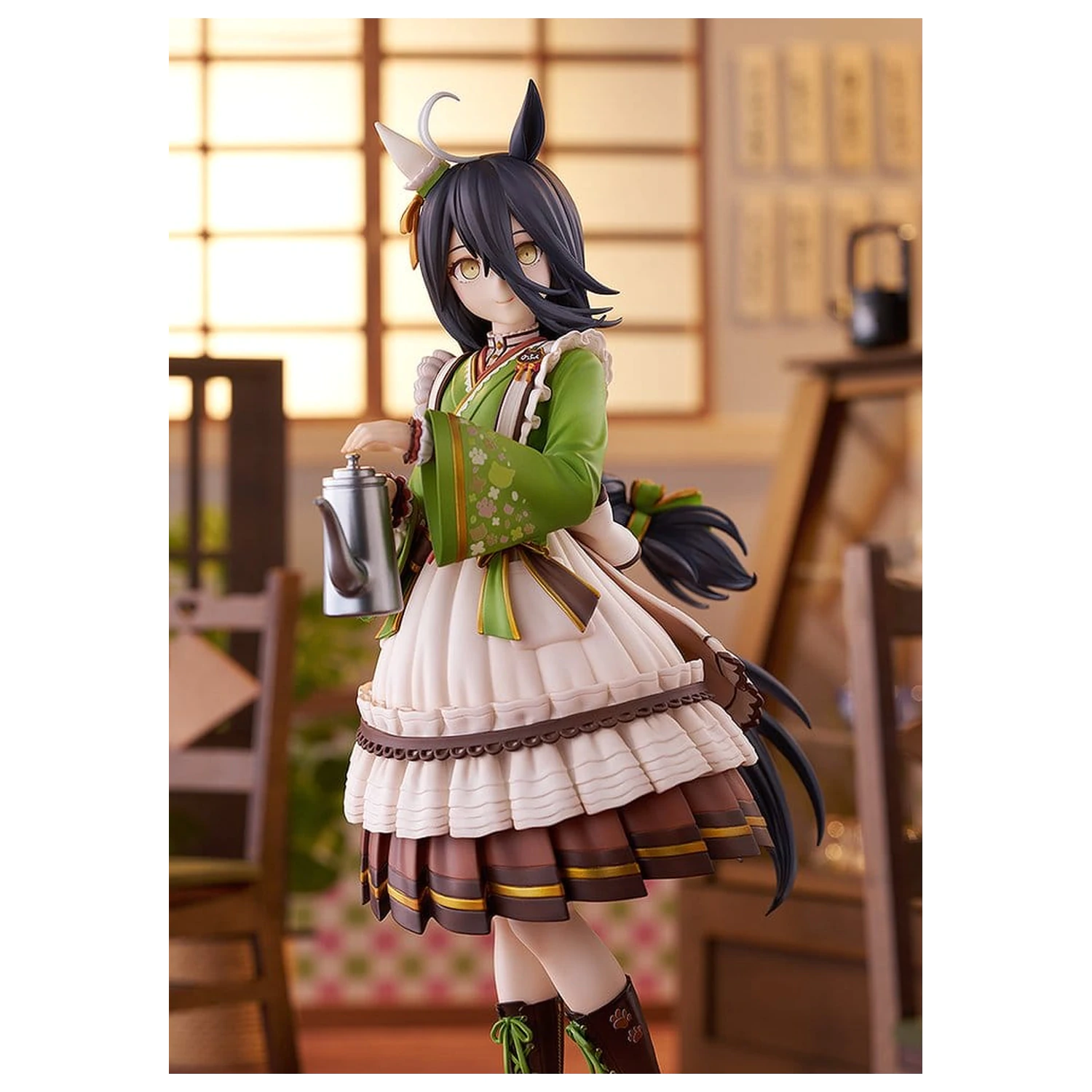 Uma Musume Pretty Derby Statua PVC 1/7 Manhattan Cafe Willow-Green Evening 24 cm zdjęcie produktu