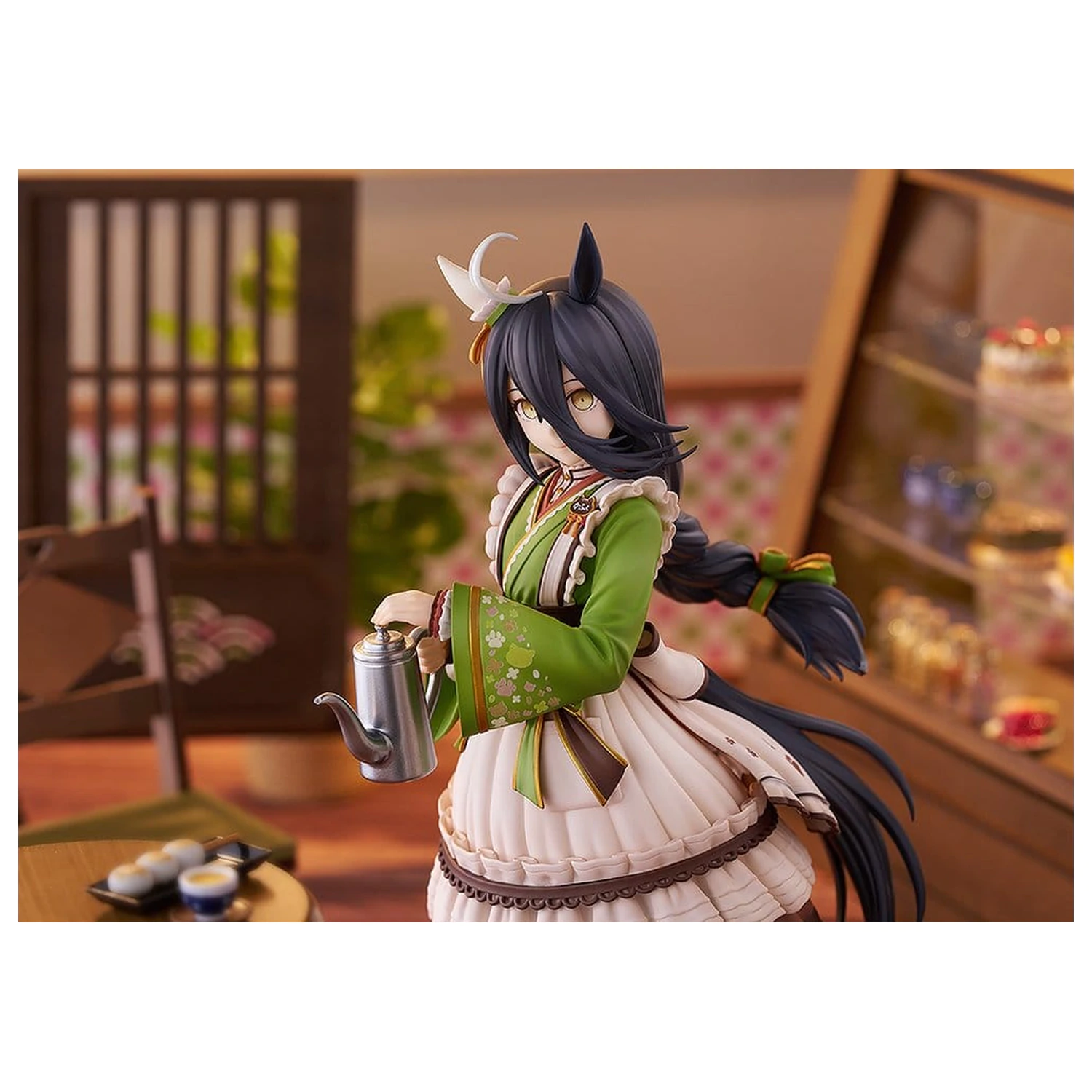 Uma Musume Pretty Derby Statua PVC 1/7 Manhattan Cafe Willow-Green Evening 24 cm zdjęcie produktu