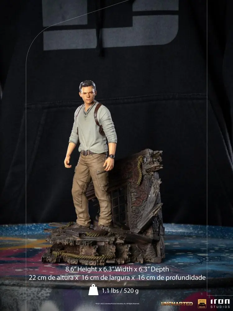 Statuetka Uncharted Movie Deluxe Art Scale 1/10 Nathan Drake 22 cm zdjęcie produktu