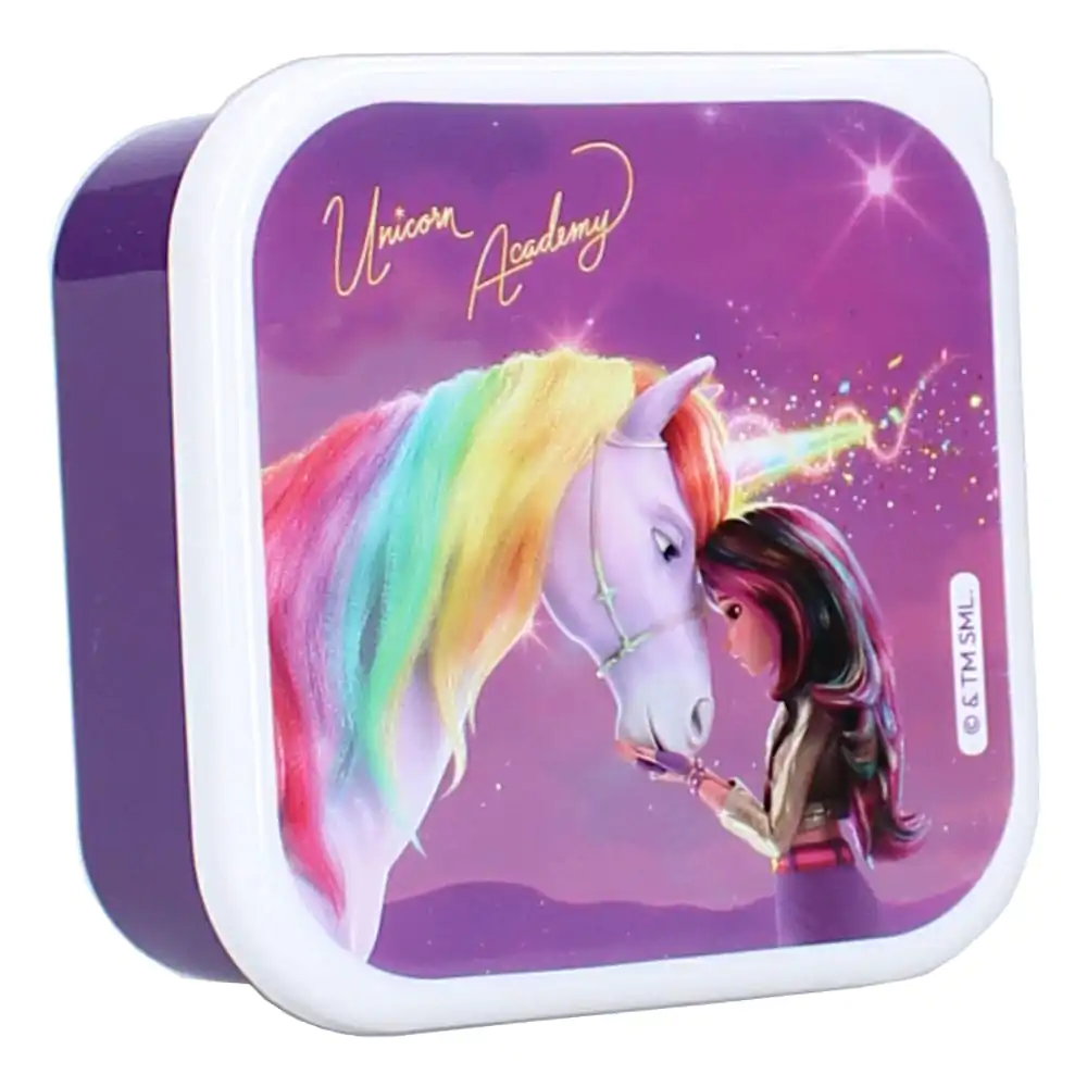 Unicorn Academy Zestaw Pojemników na Przekąski Fresh Bites zdjęcie produktu
