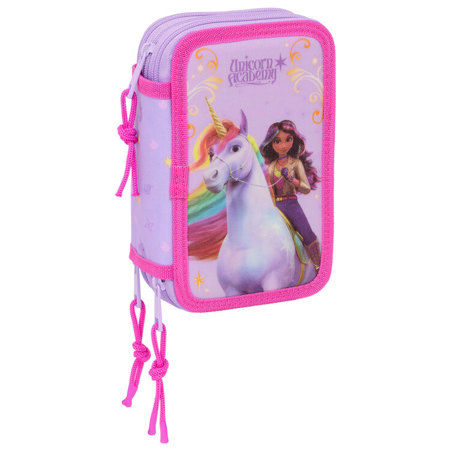 Unicorn Academy potrójny piórnik 37 szt. zdjęcie produktu