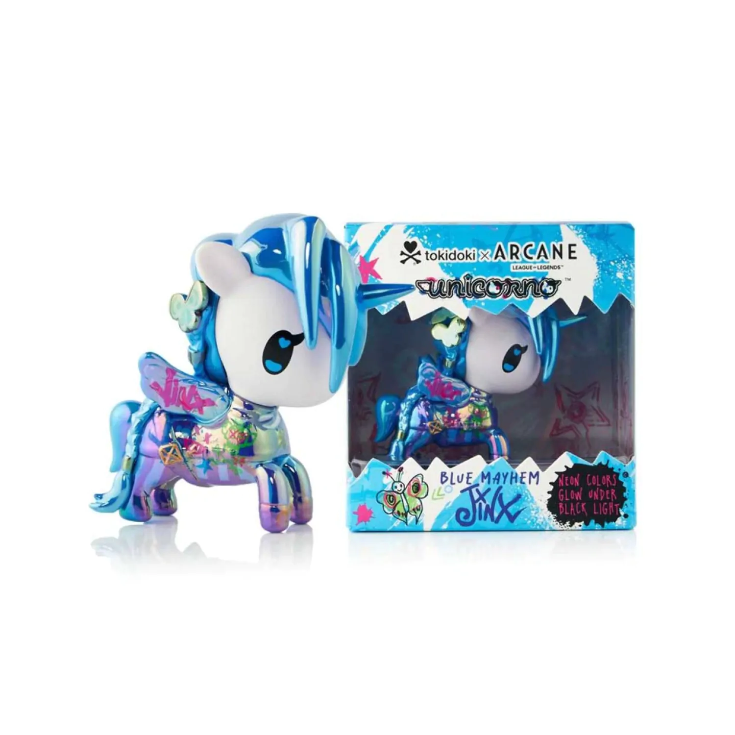 Unicorno x Arcane Window Box figurka Blue Mayhem JINX (Special Edition) 7 cm zdjęcie produktu