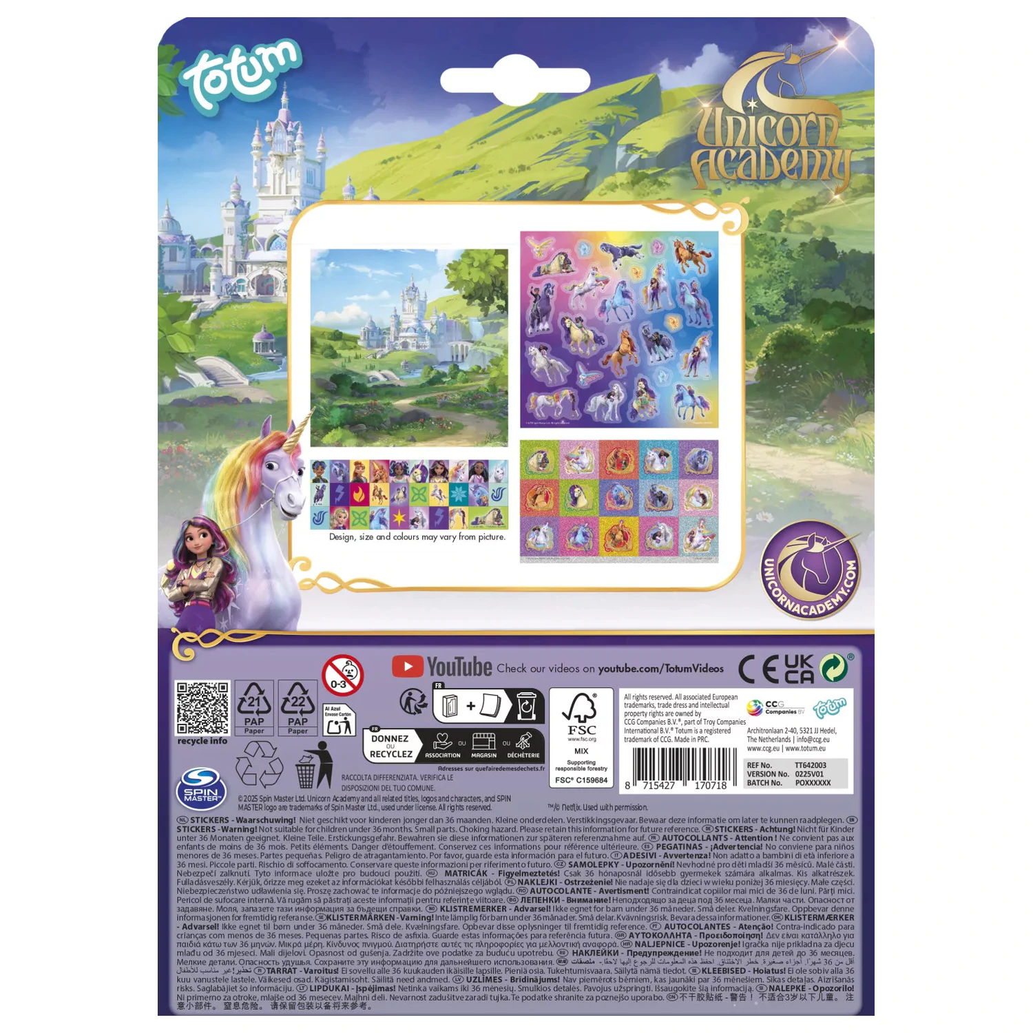 Unicorn Academy Friends Zestaw naklejek zdjęcie produktu