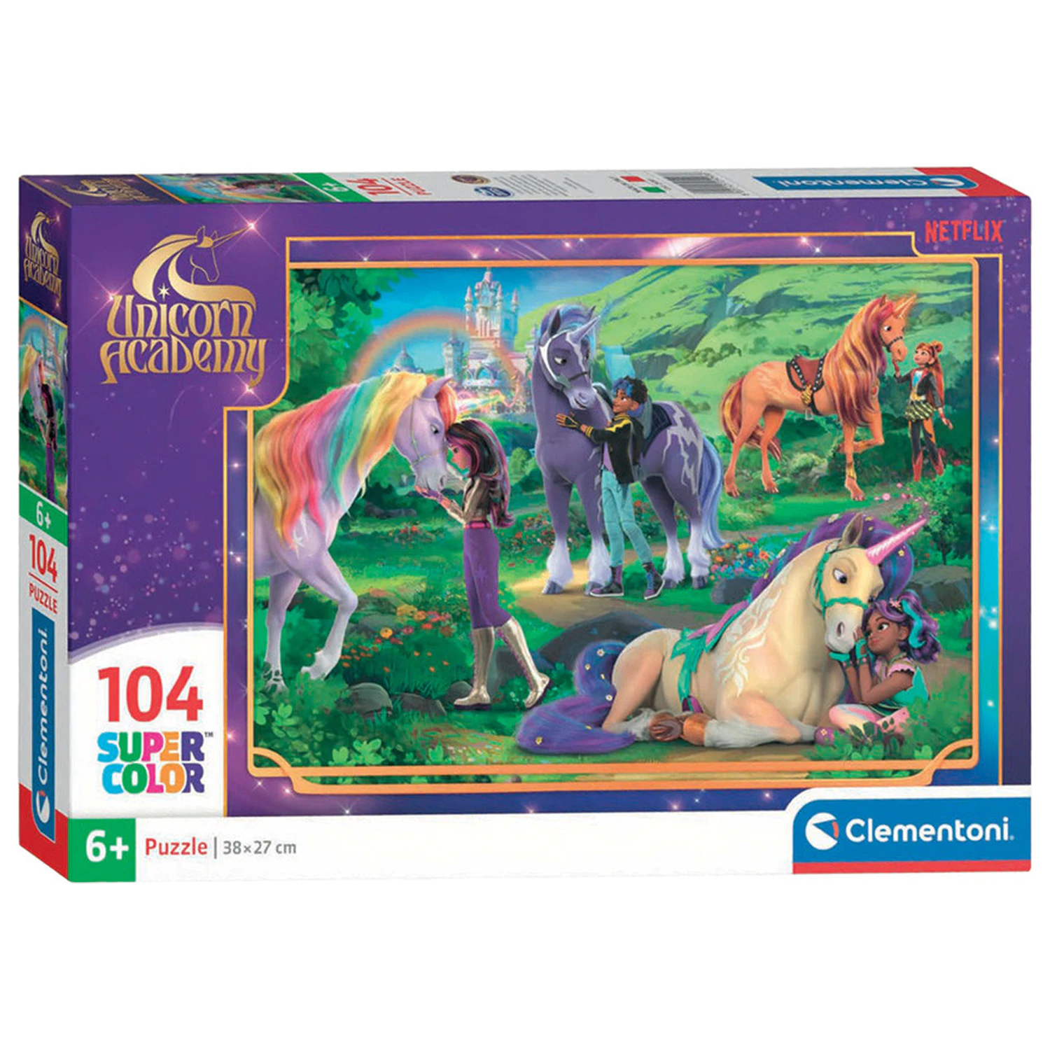 Unicorn Academy Meadow 104-częściowe puzzle zdjęcie produktu