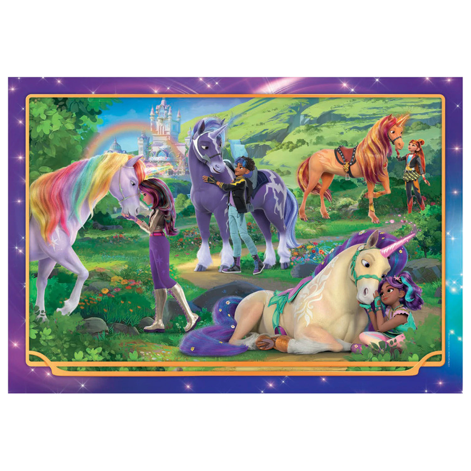 Unicorn Academy Meadow 104-częściowe puzzle zdjęcie produktu