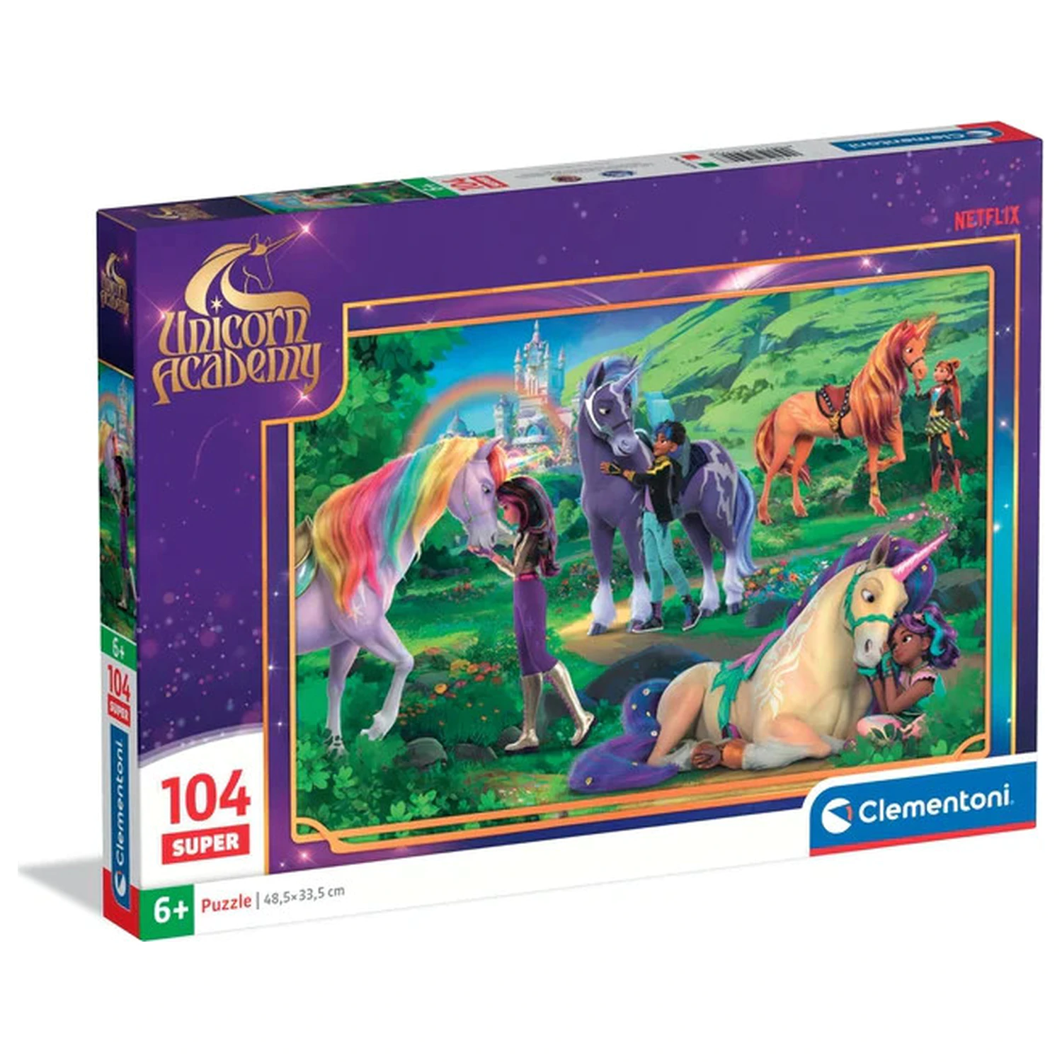 Unicorn Academy Meadow 104-częściowe Super puzzle zdjęcie produktu