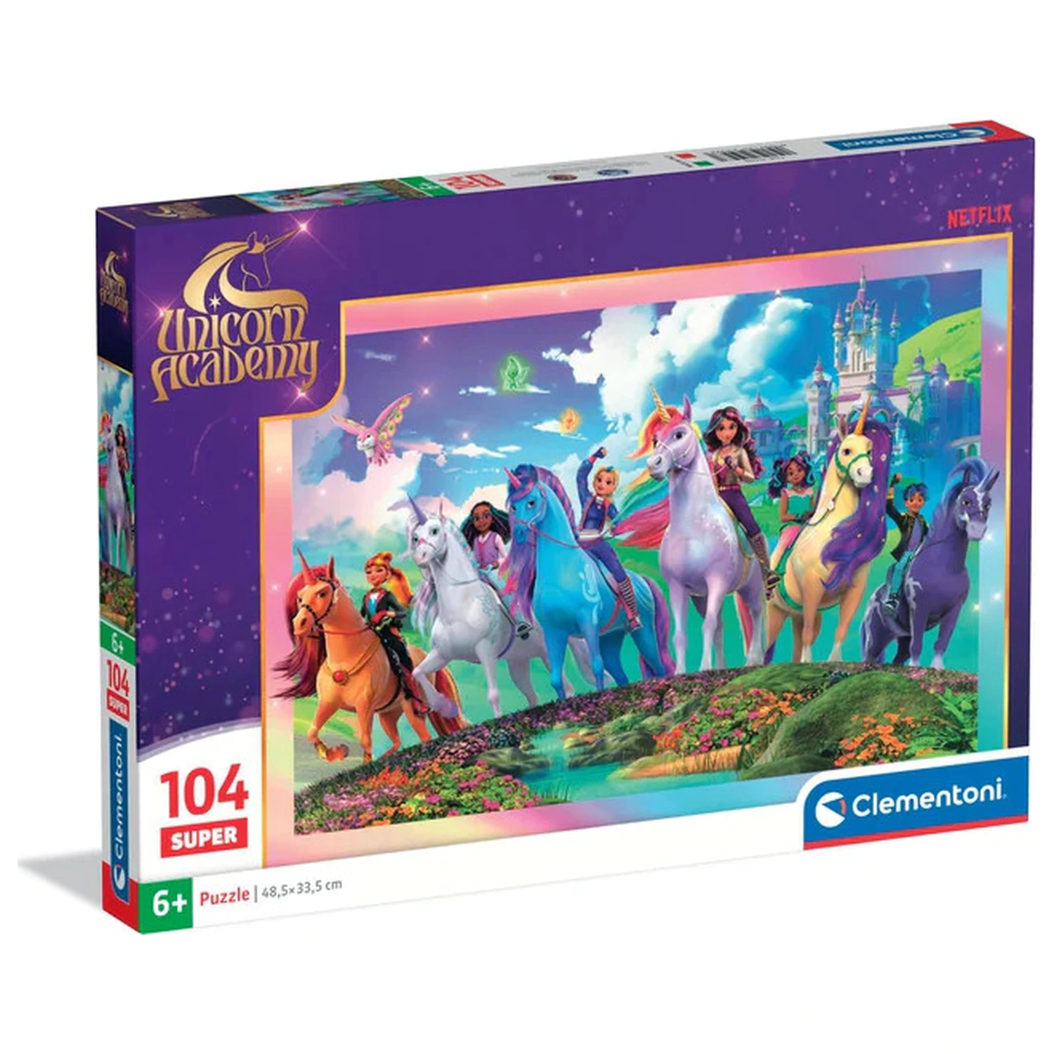 Unicorn Academy Mystic 104-częściowe Super puzzle zdjęcie produktu
