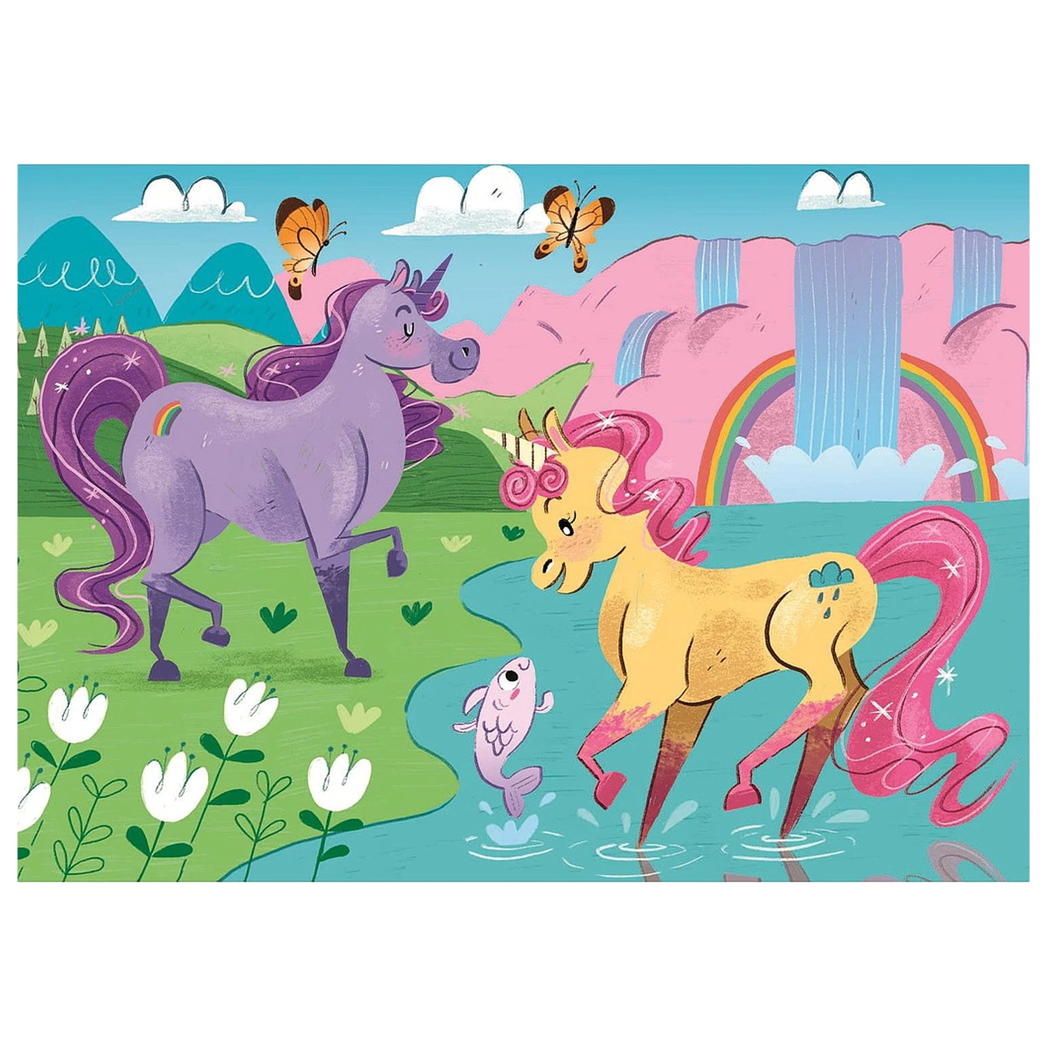 Unicorn Believe 2x20-częściowy Puzzle zdjęcie produktu