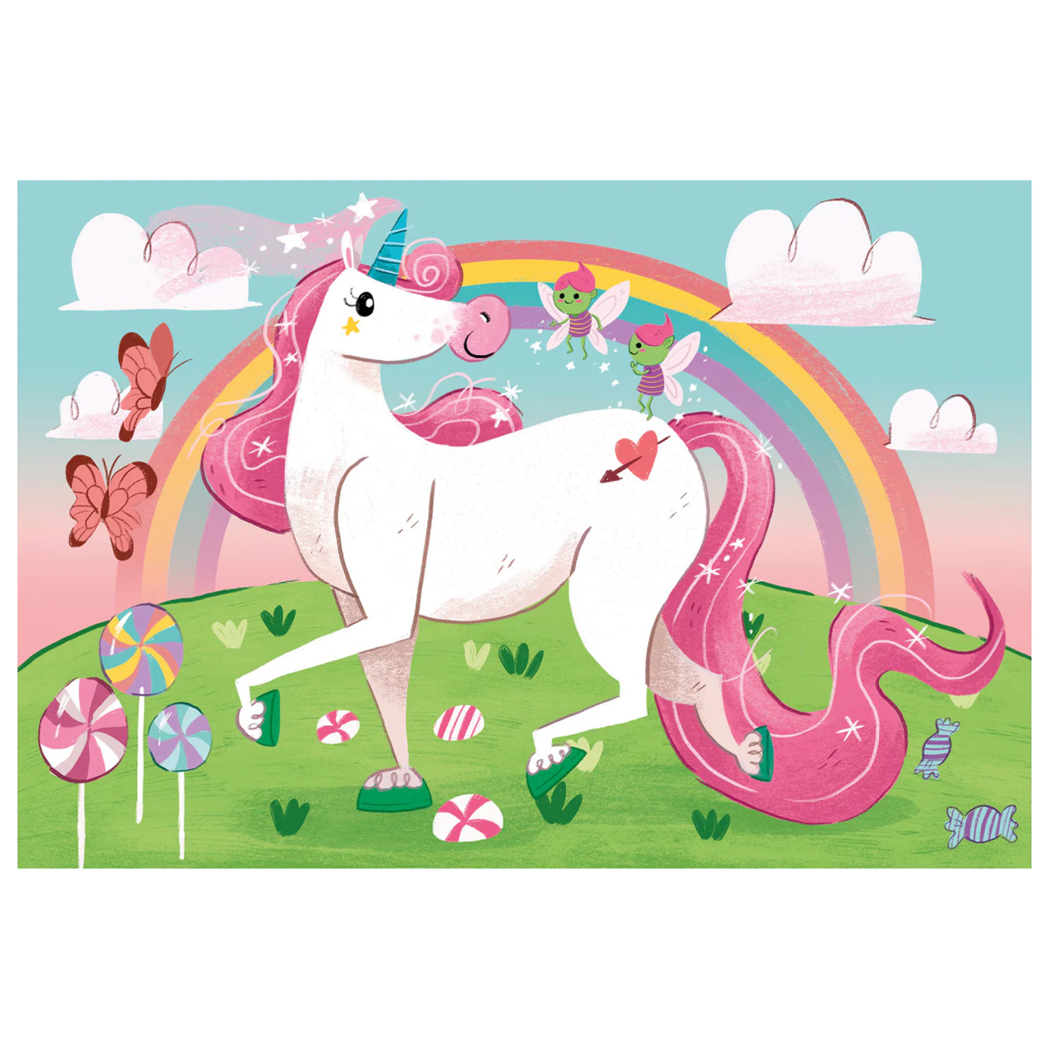 Unicorn Believe 2x20-częściowy Puzzle zdjęcie produktu