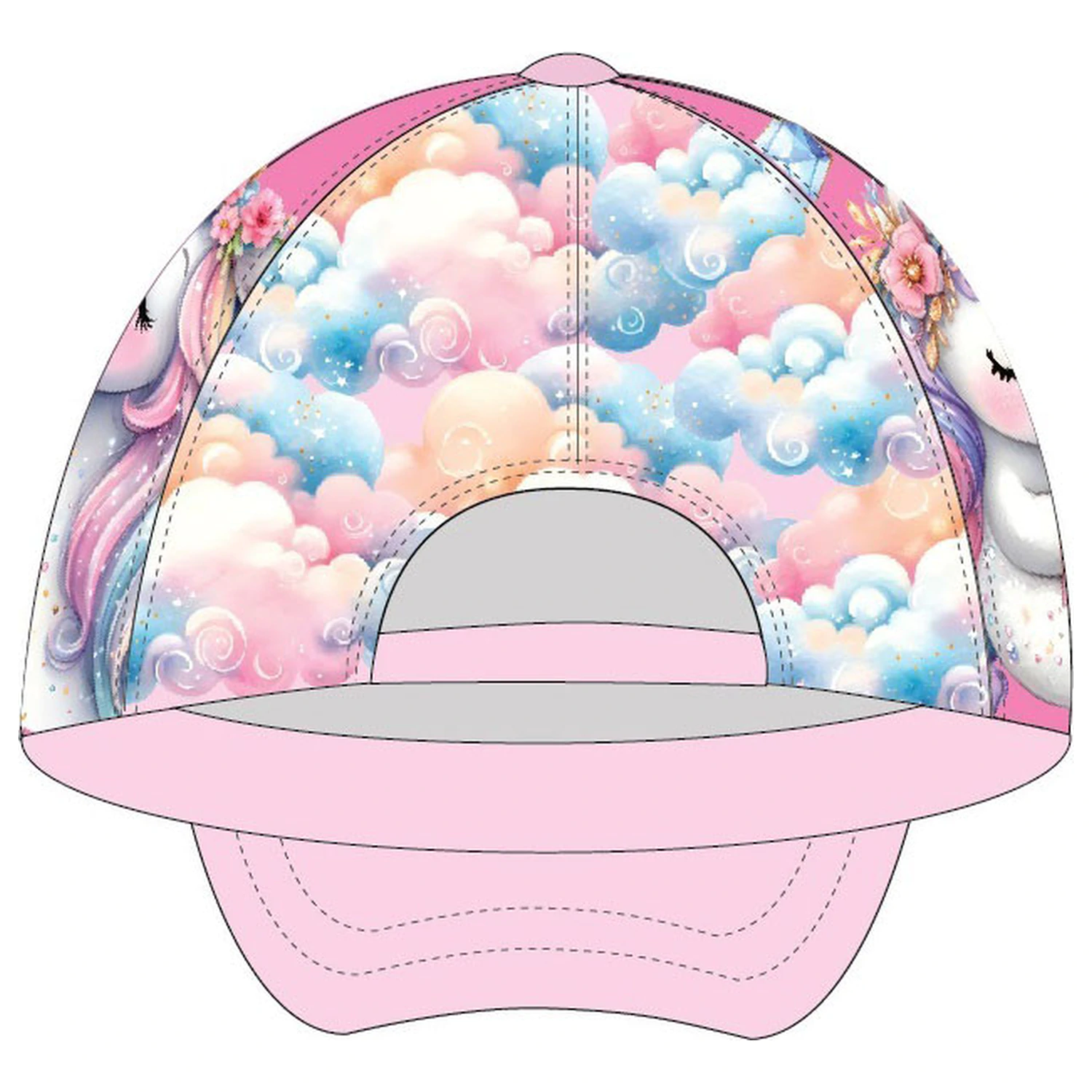 Unicorn Clouds czapka baseballowa dziecięca 53 cm zdjęcie produktu
