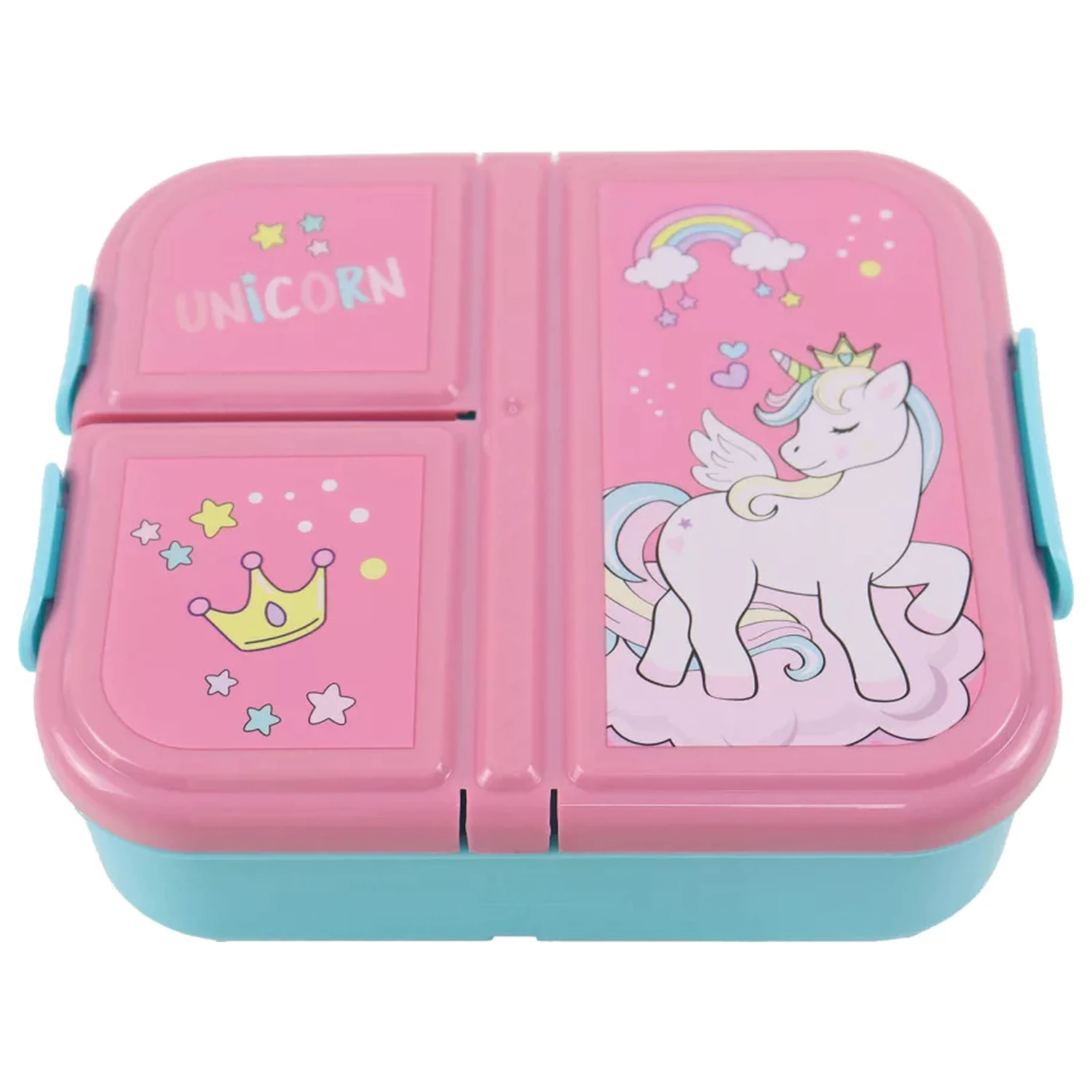 Unicorn Crown wielokomorowy lunch box, pojemnik na kanapki zdjęcie produktu