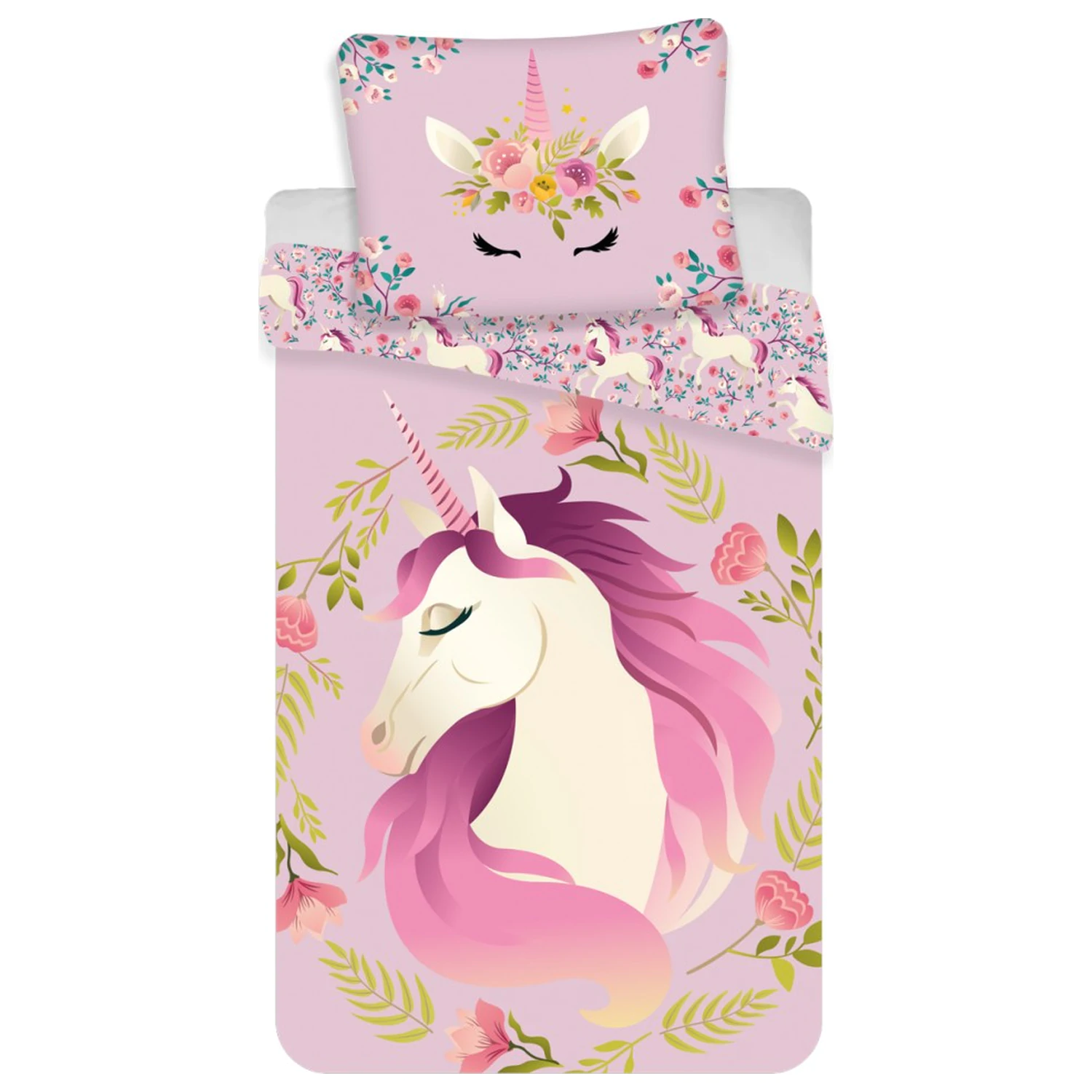 Poszewka na kołdrę Unicorn Flowers zdjęcie produktu