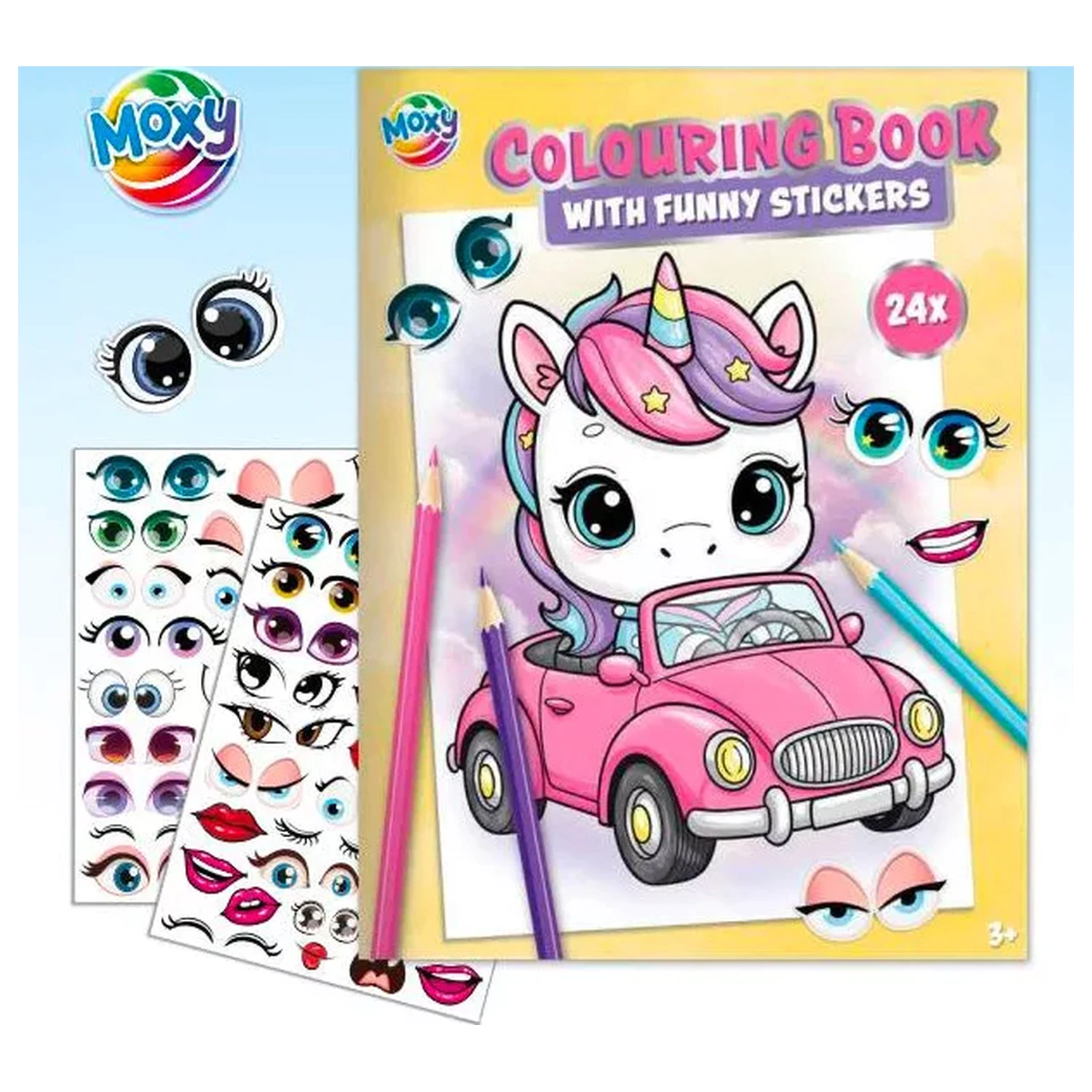 Unicorn Friends Kolorowanka z Naklejkami zdjęcie produktu