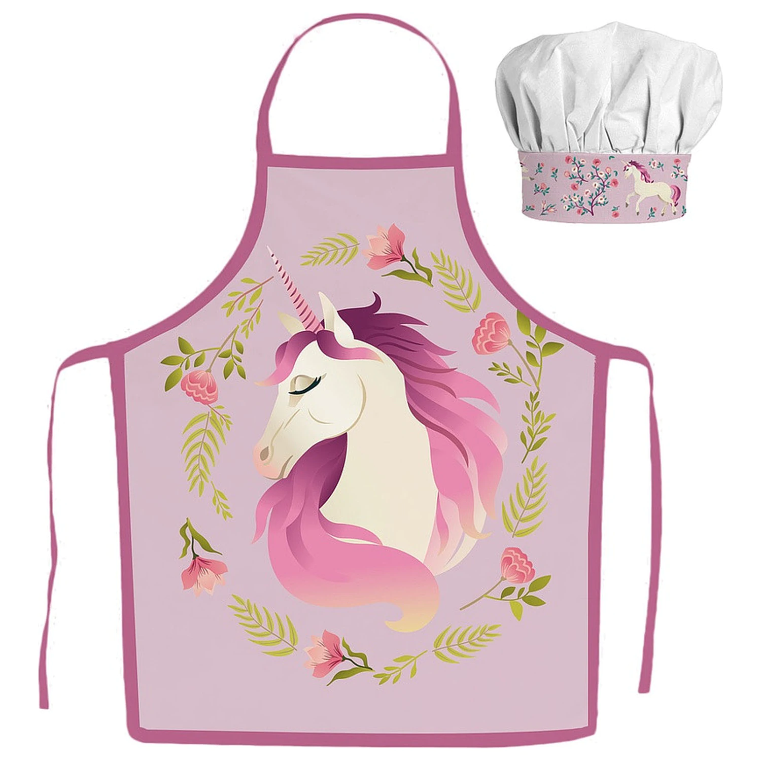 Unicorn Garden Dziecięcy Fartuszek Zestaw 2-częściowy zdjęcie produktu