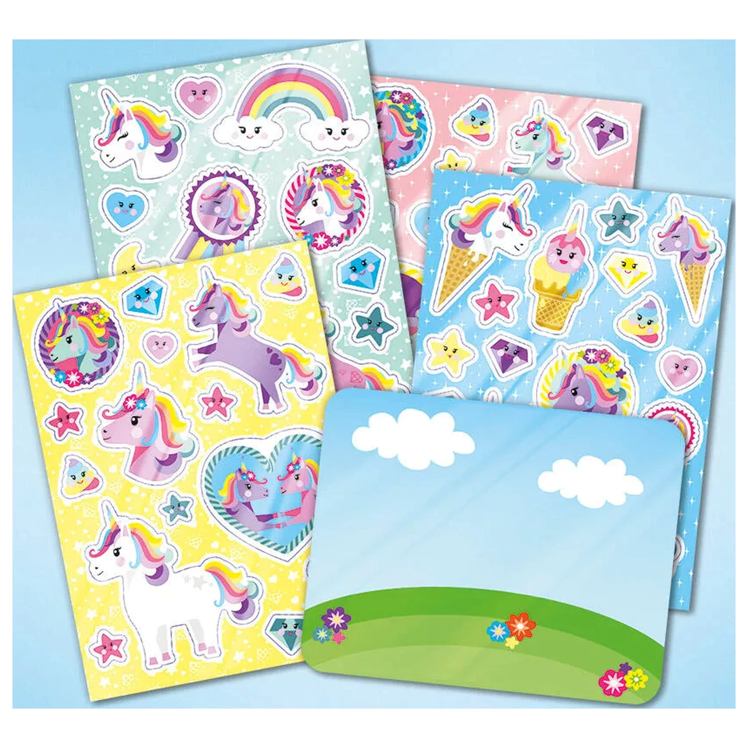 Zestaw naklejek na okno Unicorn Happy zdjęcie produktu