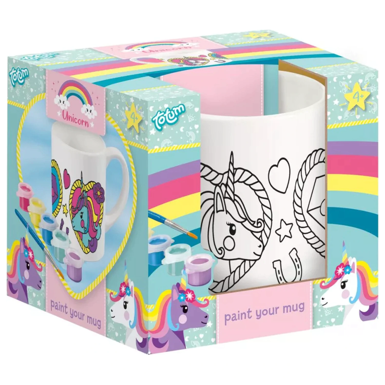 Unicorn Heart kubek z porcelany do malowania 235 ml zdjęcie produktu