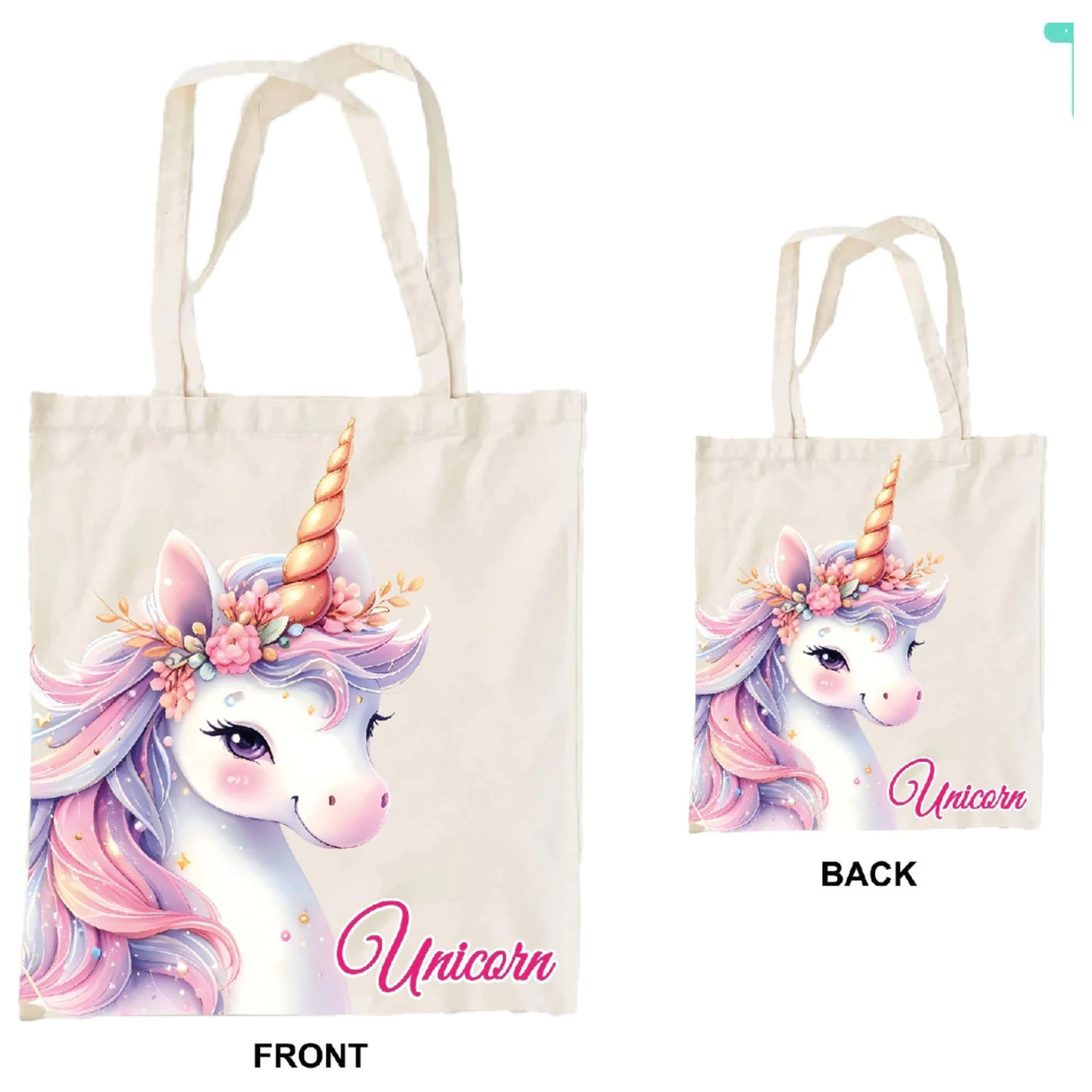 Torba płócienna Unicorn Mystic, Torba na zakupy 44 cm zdjęcie produktu