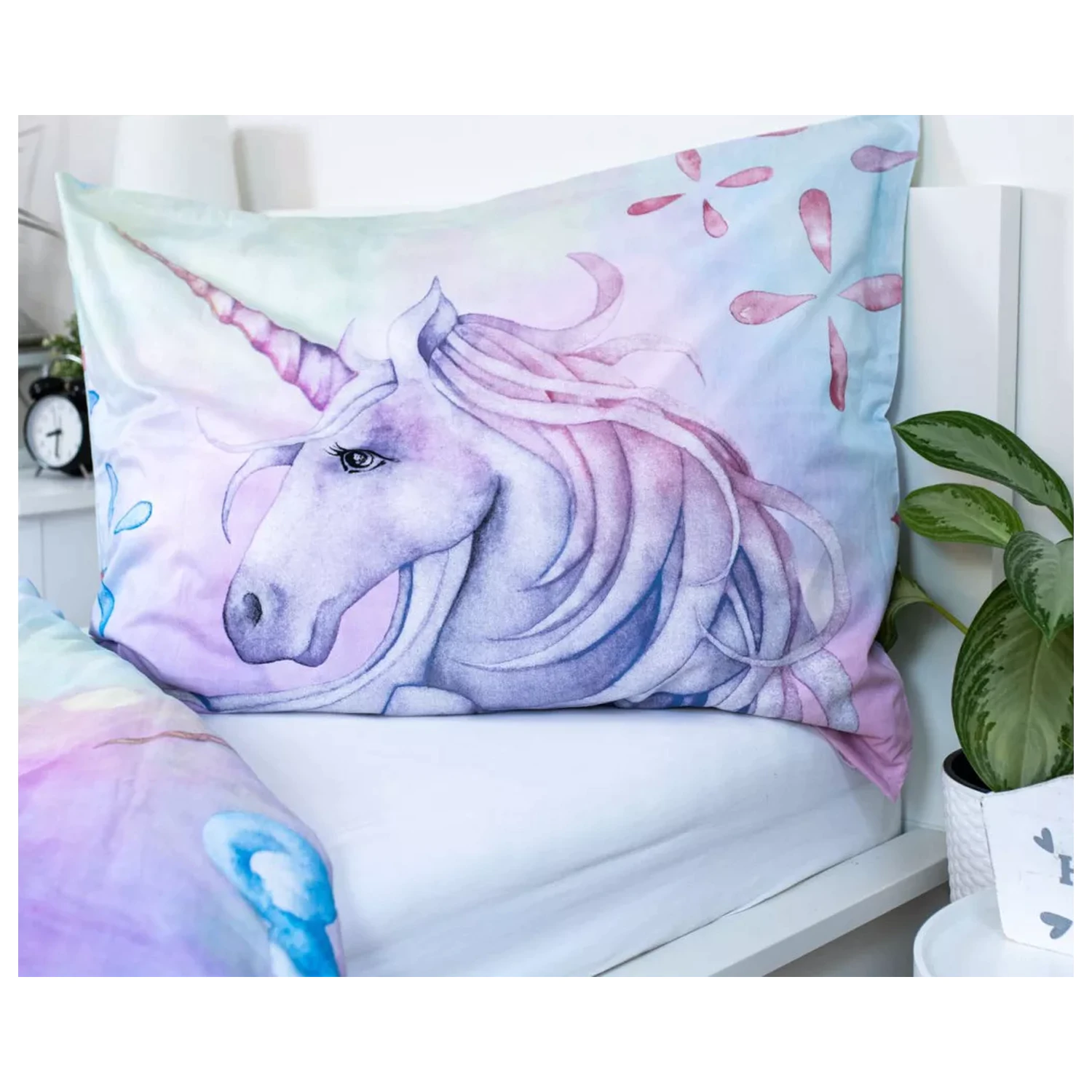 Unicorn Pastel Rainbow poszwa na kołdrę zdjęcie produktu