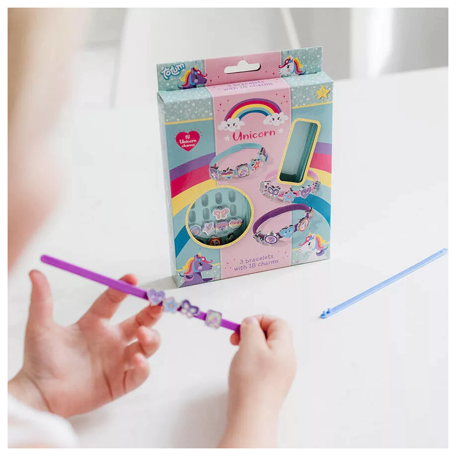 Zestaw do Robienia Bransoletek Unicorn Rainbow zdjęcie produktu