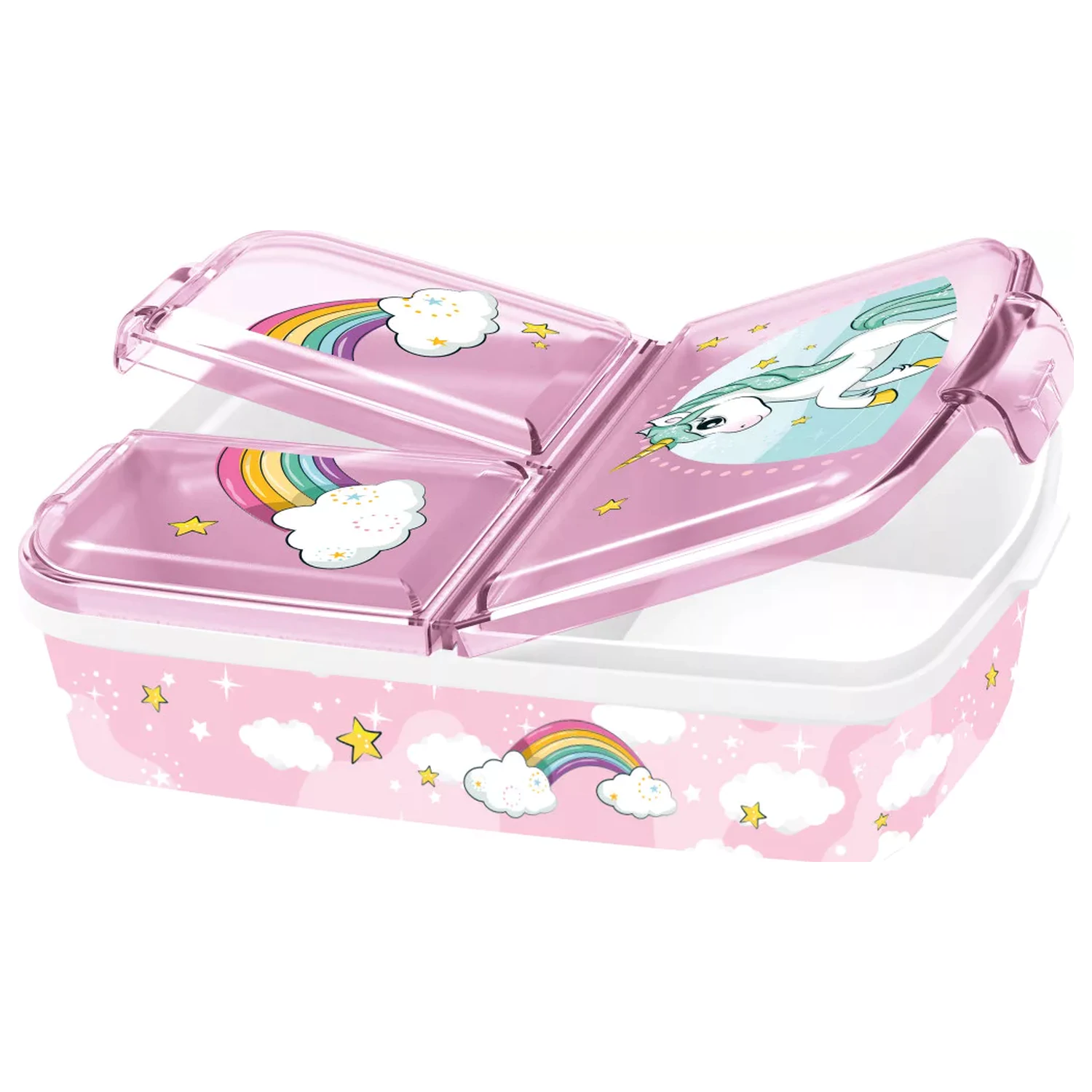 Unicorn Range Wielokomorowy Pojemnik na Lunch, Pojemnik na Kanapki zdjęcie produktu