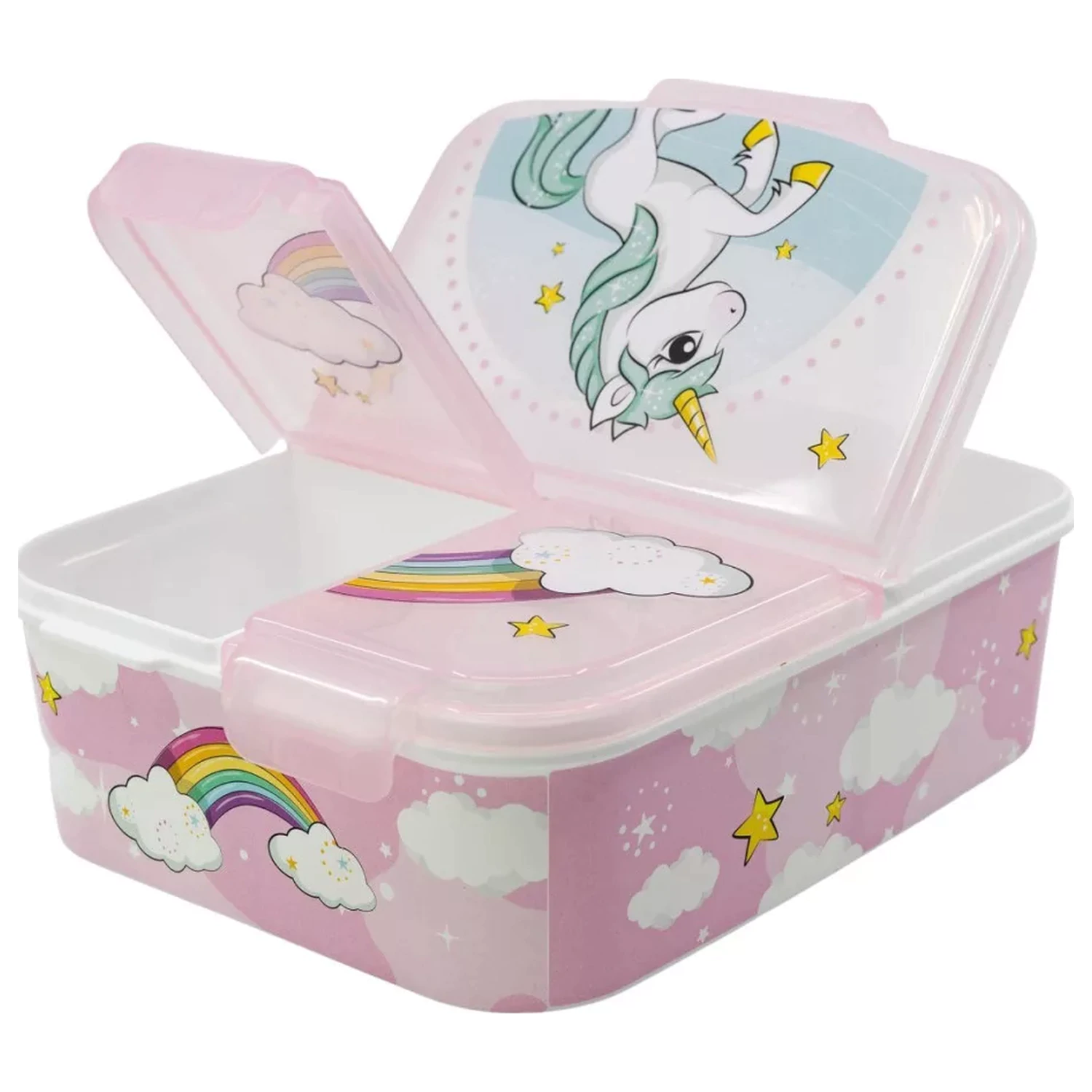 Unicorn Range Wielokomorowy Pojemnik na Lunch, Pojemnik na Kanapki zdjęcie produktu