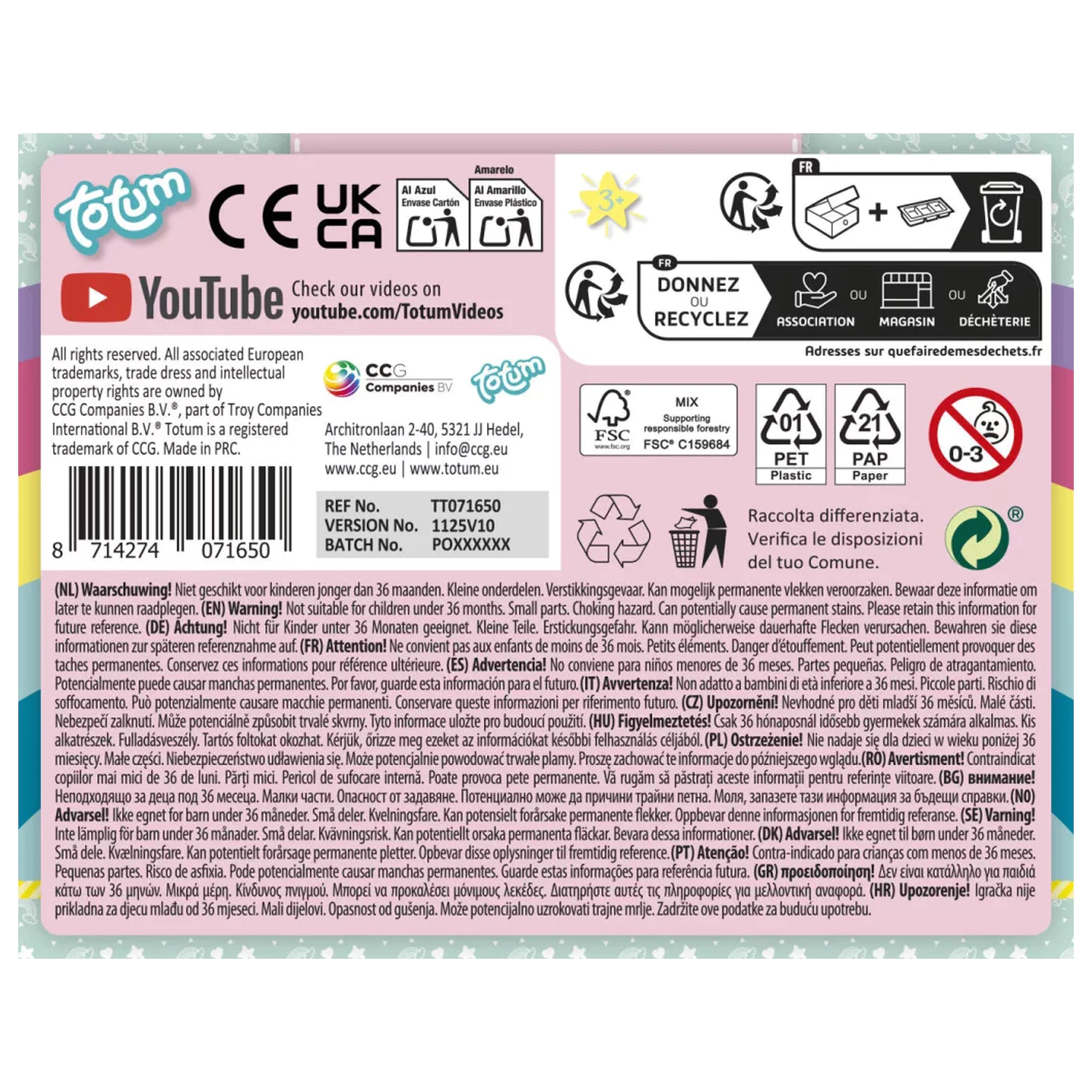 Unicorn Smile Stamp Set 12 szt. zdjęcie produktu