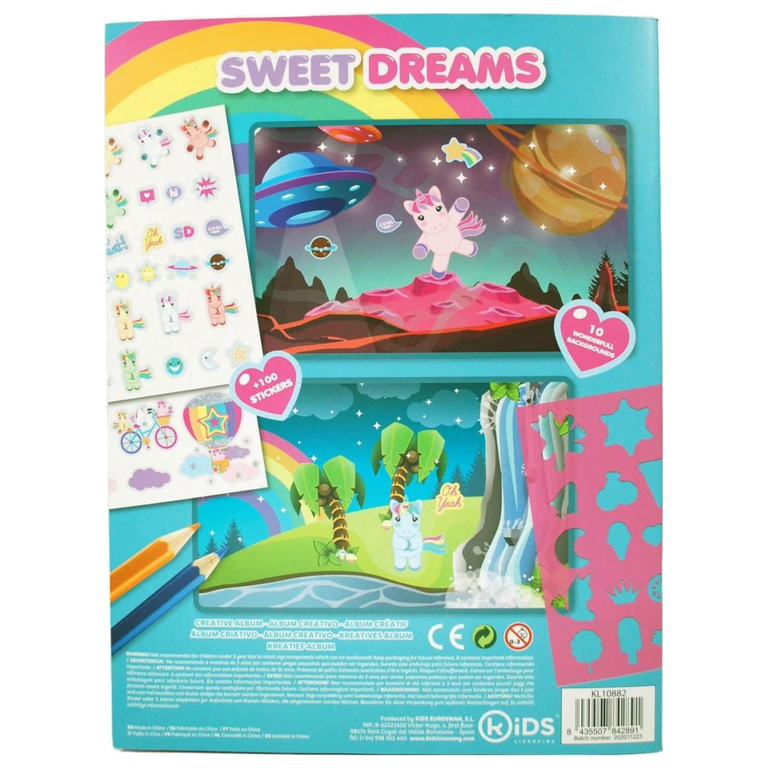 Unicorn Sweet Dreams Album na naklejki z 1000 naklejkami zdjęcie produktu