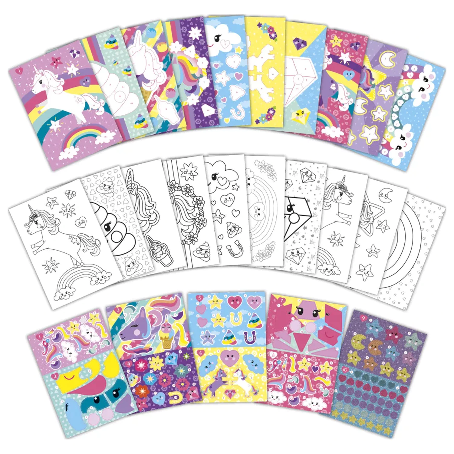 Unicorn Totem Sticker Creative Set zdjęcie produktu