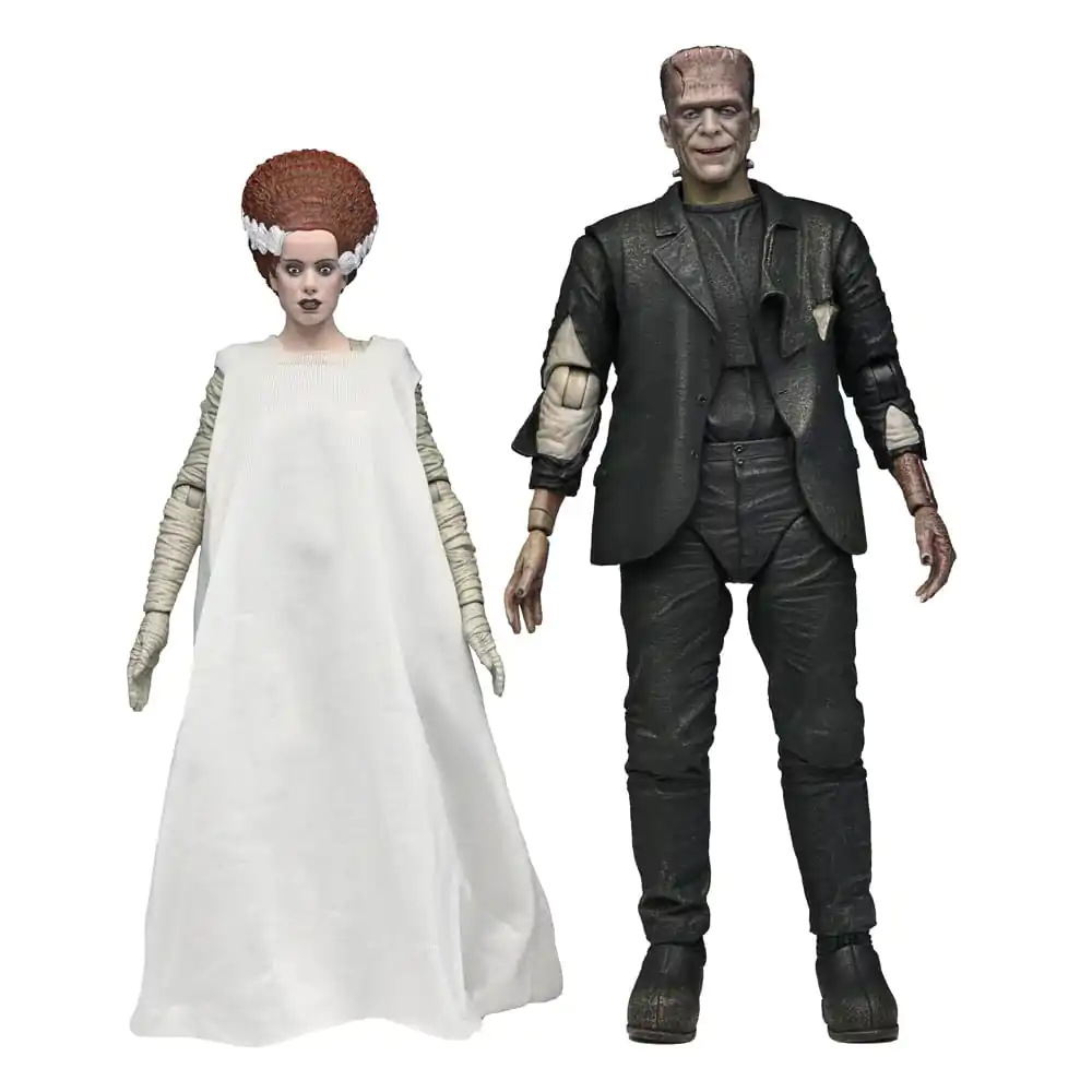 Figurki akcji Universal Monsters 2-pak Narzeczona Frankensteina 90. rocznica Potwór i Jego Ukochana 18 cm zdjęcie produktu