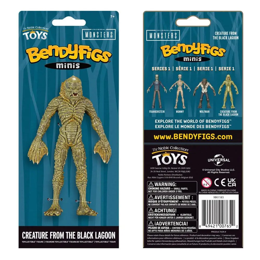 Giętka figurka Universal Monsters Bendyfigs Creature from the Black Lagoon 14 cm zdjęcie produktu