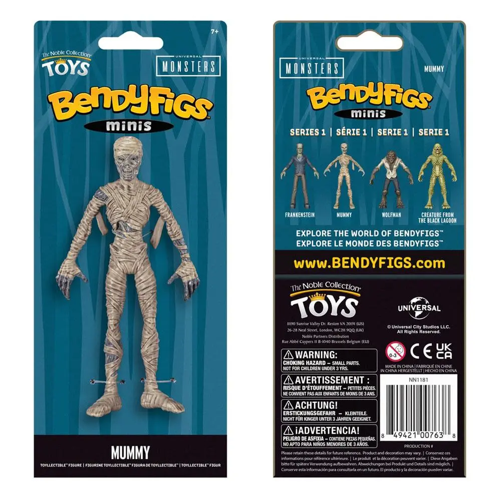 Elastyczna figurka Universal Monsters Bendyfigs Mummy 14 cm zdjęcie produktu