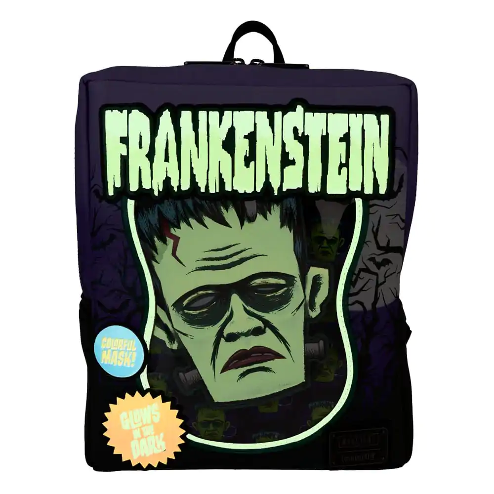 Uniwersalne Potwory od Loungefly Mini Plecak Frankenstein Neon Mask zdjęcie produktu
