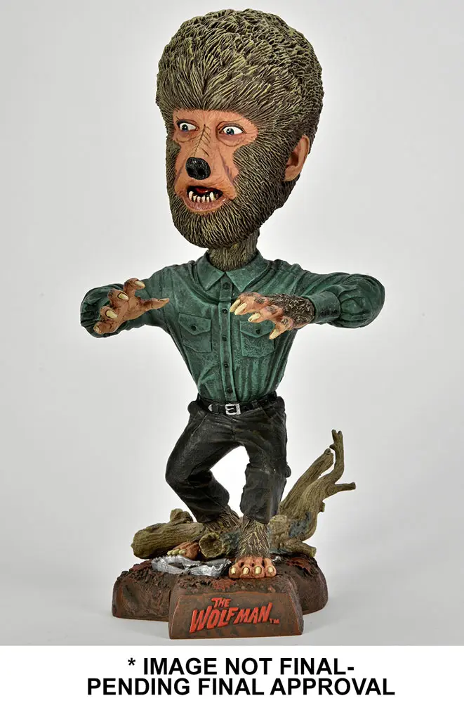 Universal Monsters Head Knocker Bobble-Head Wolf Man 20 cm Figurka kiwająca się zdjęcie produktu