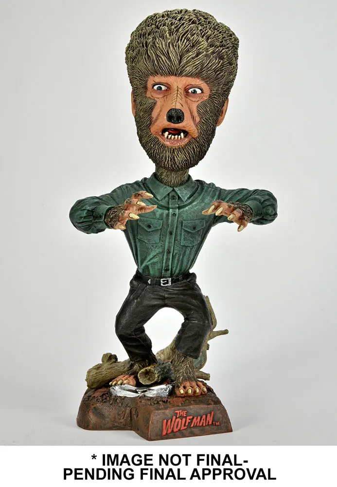 Universal Monsters Head Knocker Bobble-Head Wolf Man 20 cm Figurka kiwająca się zdjęcie produktu